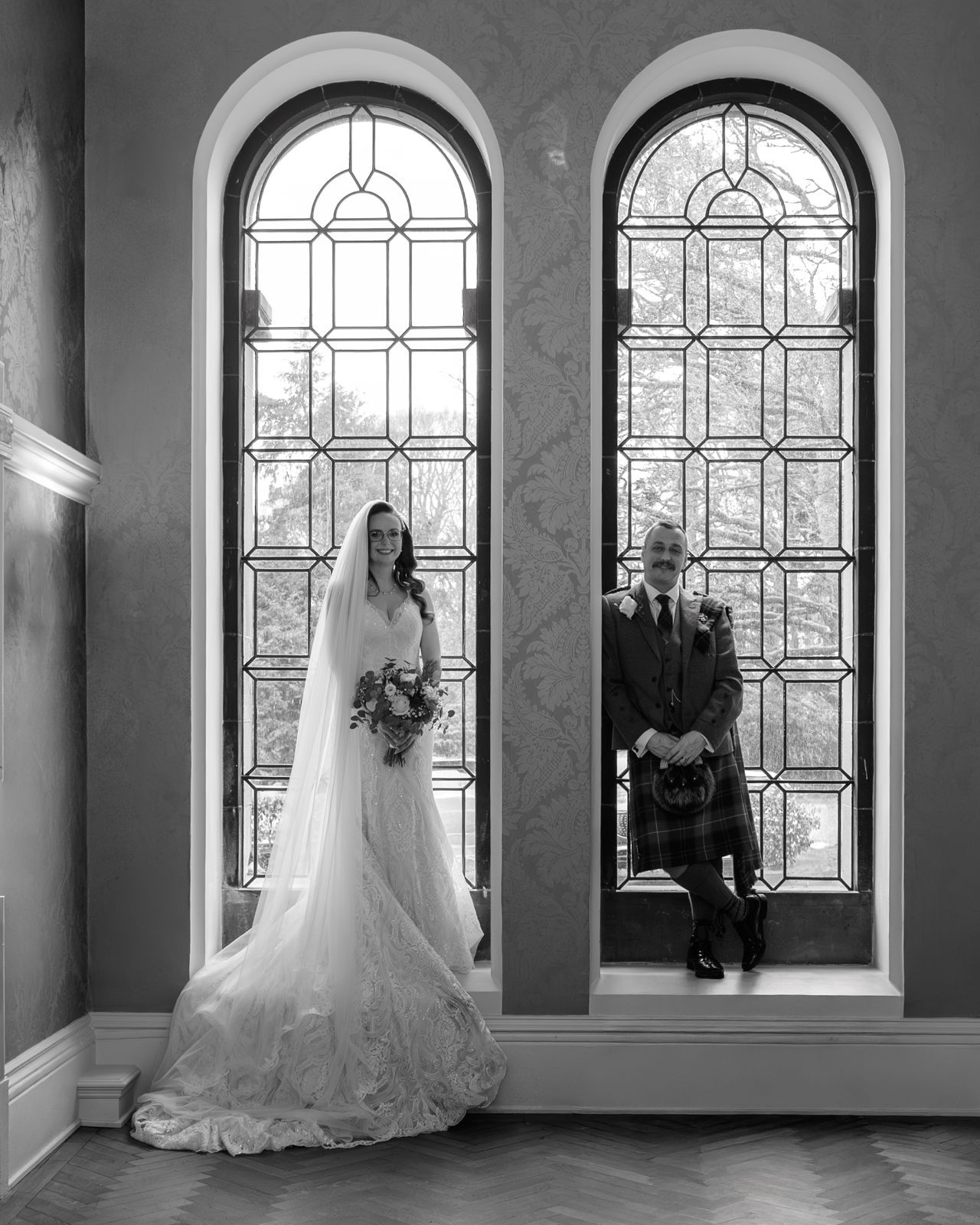 Acts of Dove founder Karen and her new husband Tom got married at Manorview's Cornhill Castle in Biggar, South Lanarkshire.