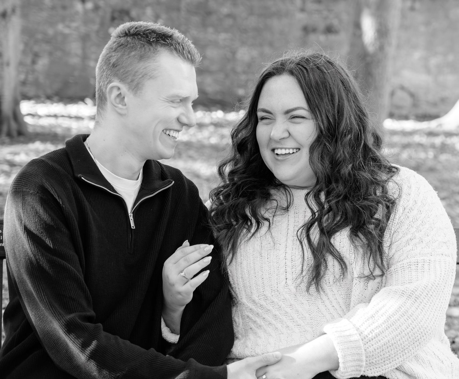 Engagement shoot at Linlithgow Palace.