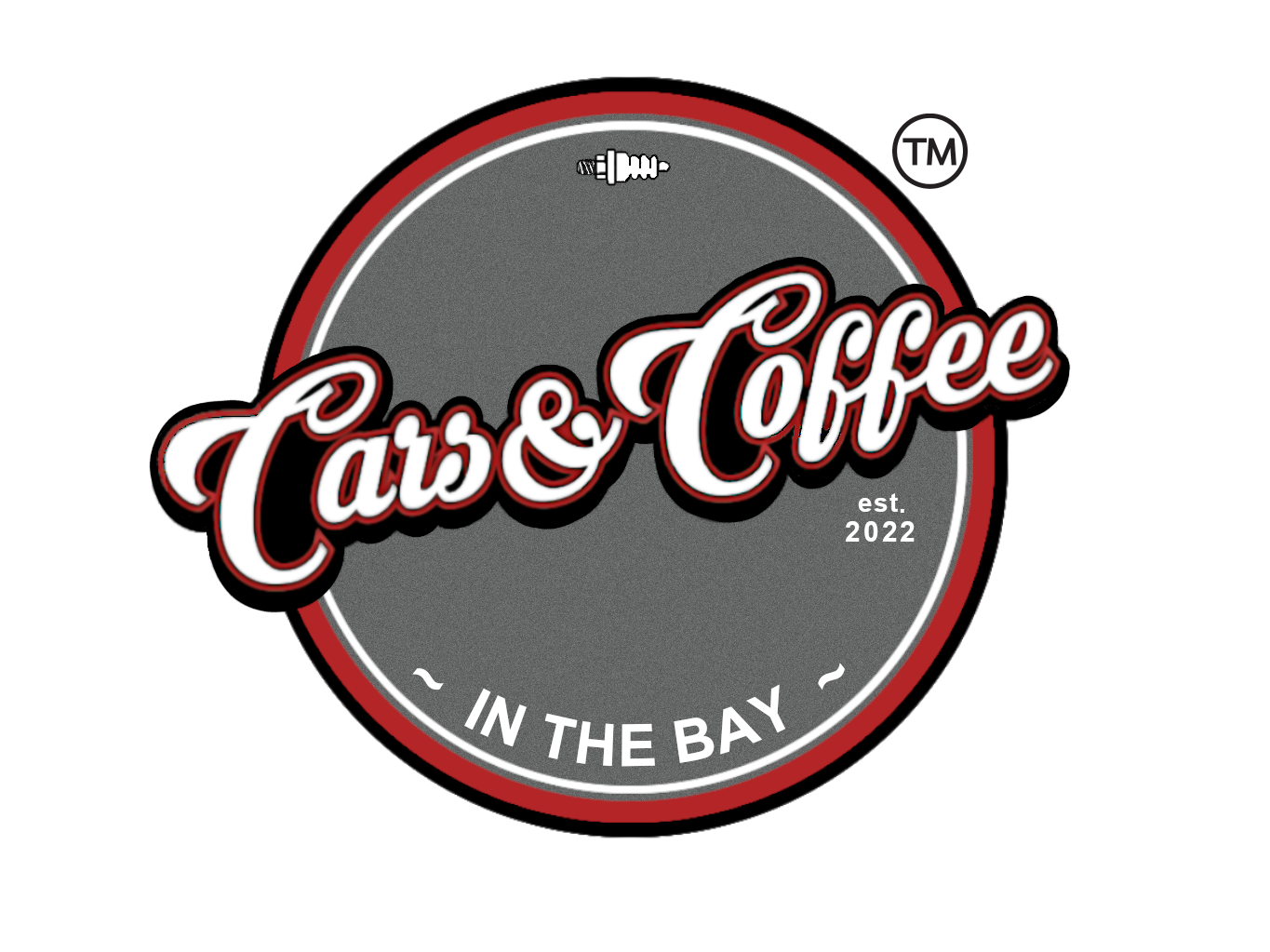 Cars and coffee in the bay logo
