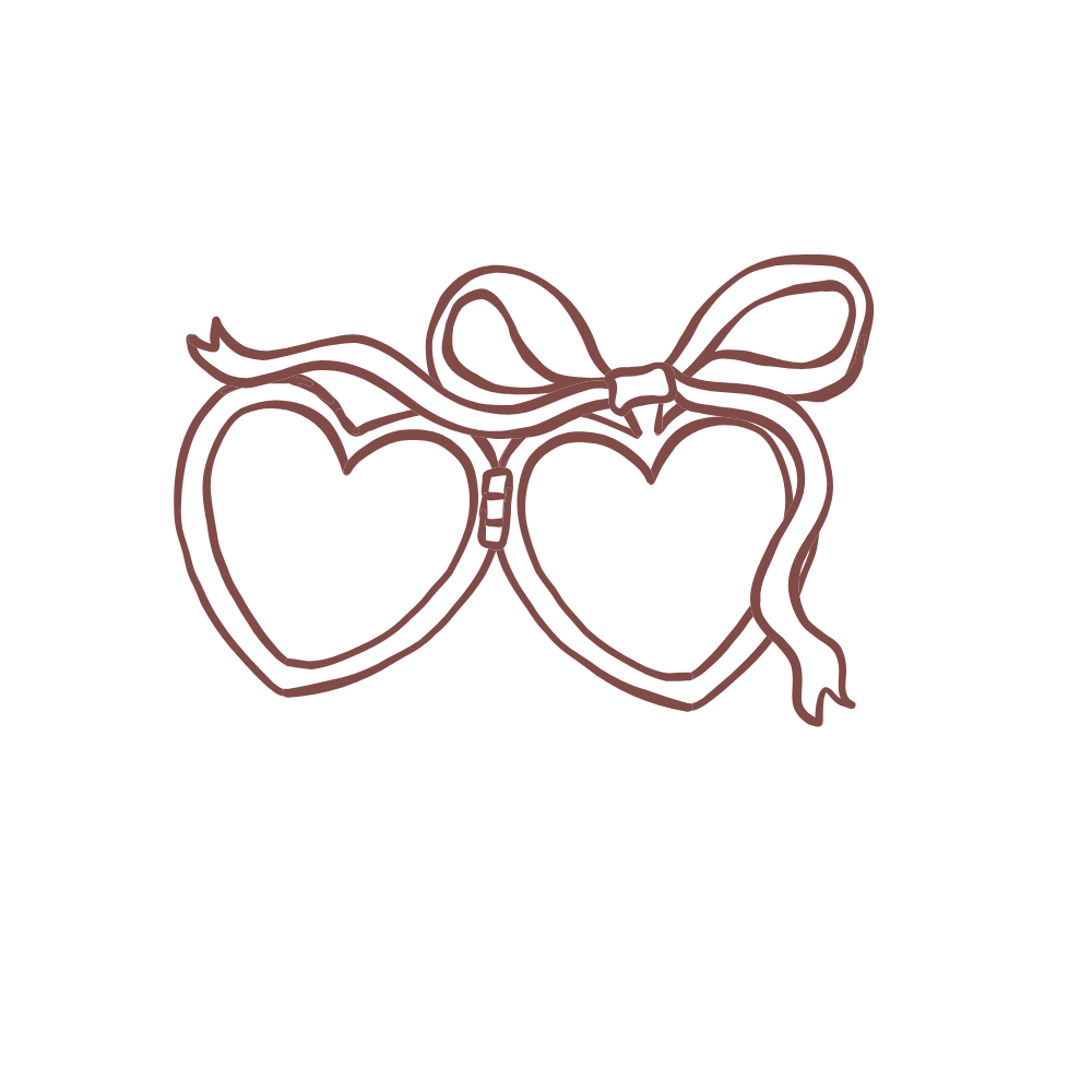 Delicate hand-drawn bow designs in a repeating pattern.