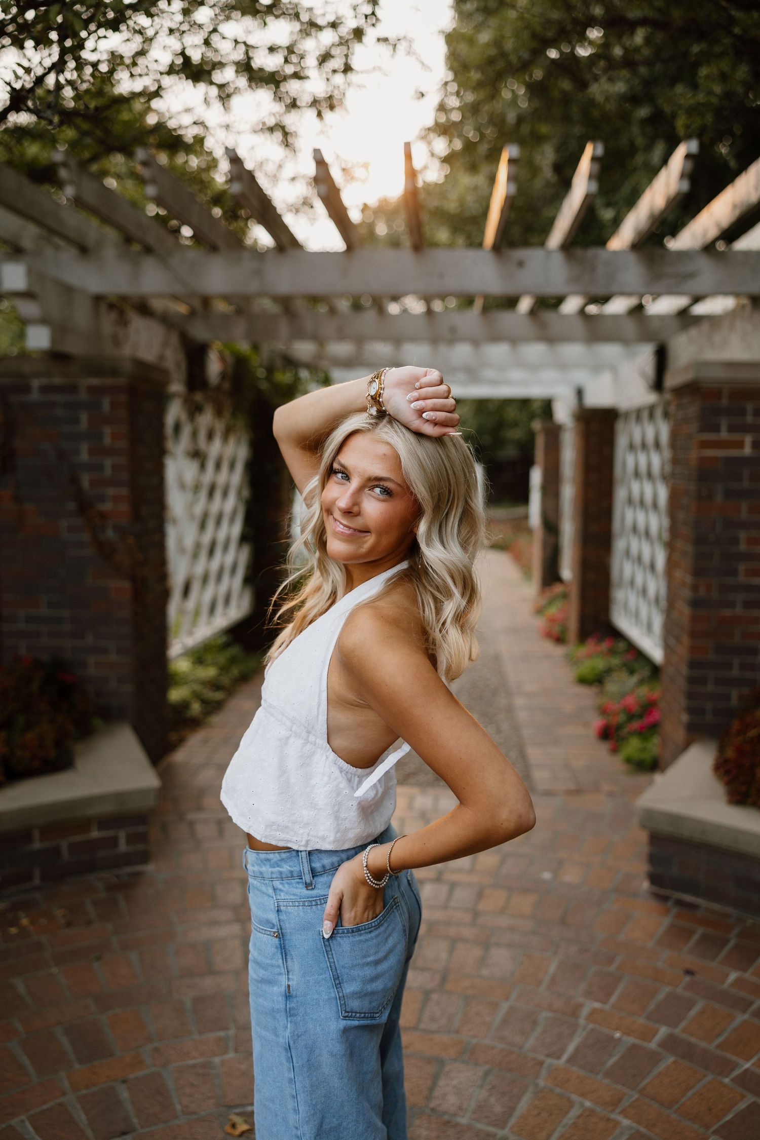 senior photos in omaha garden