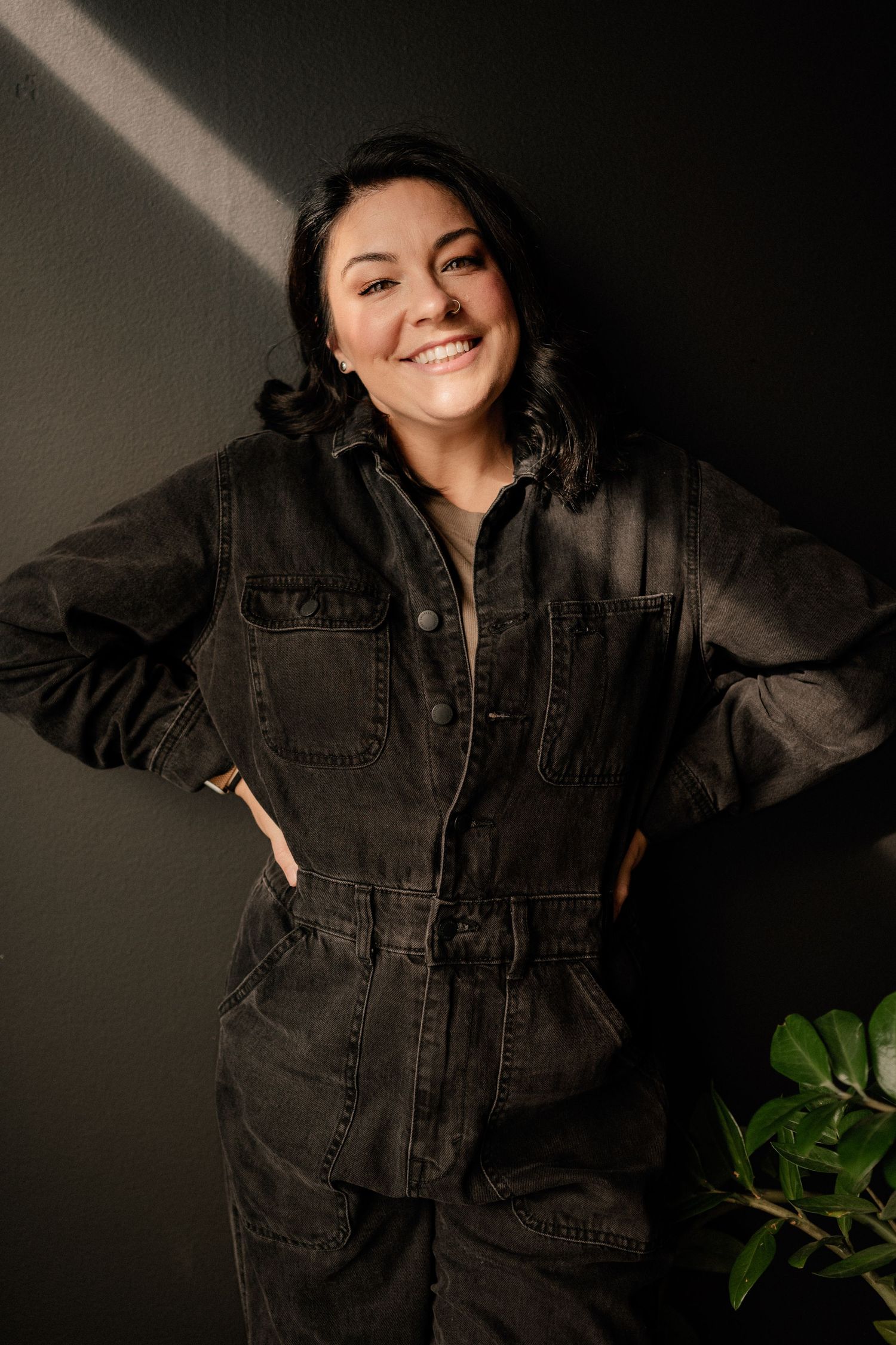 Branding headshot for Taylor of Taylor Bryan Photography at a studio in Richardson, Texas