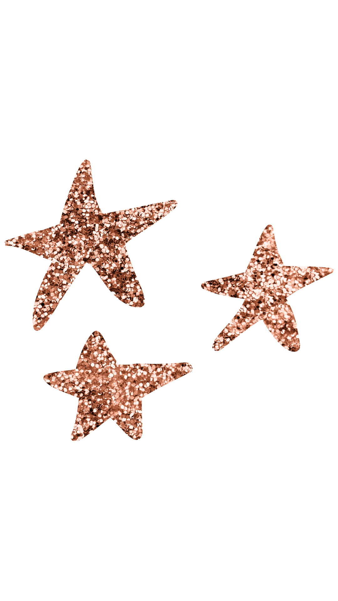 Pink sparkle stars