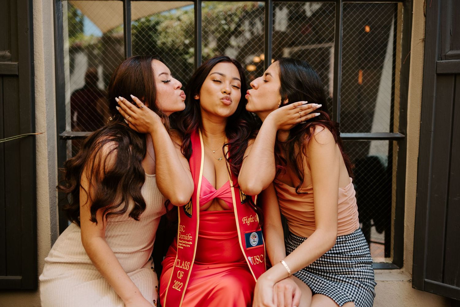 Group enjoying an intimate moment during a special celebration.