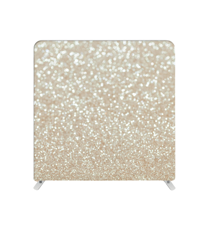 Champagne gold glitter texture with sparkling effect.