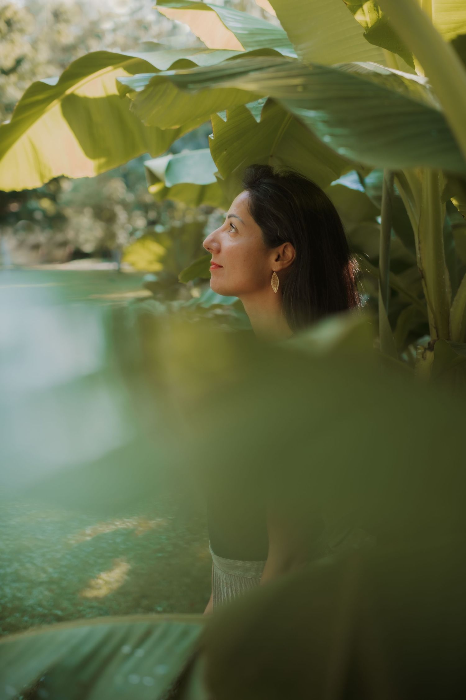 Portrait of a woman, outdoor photography session, Stuttgart