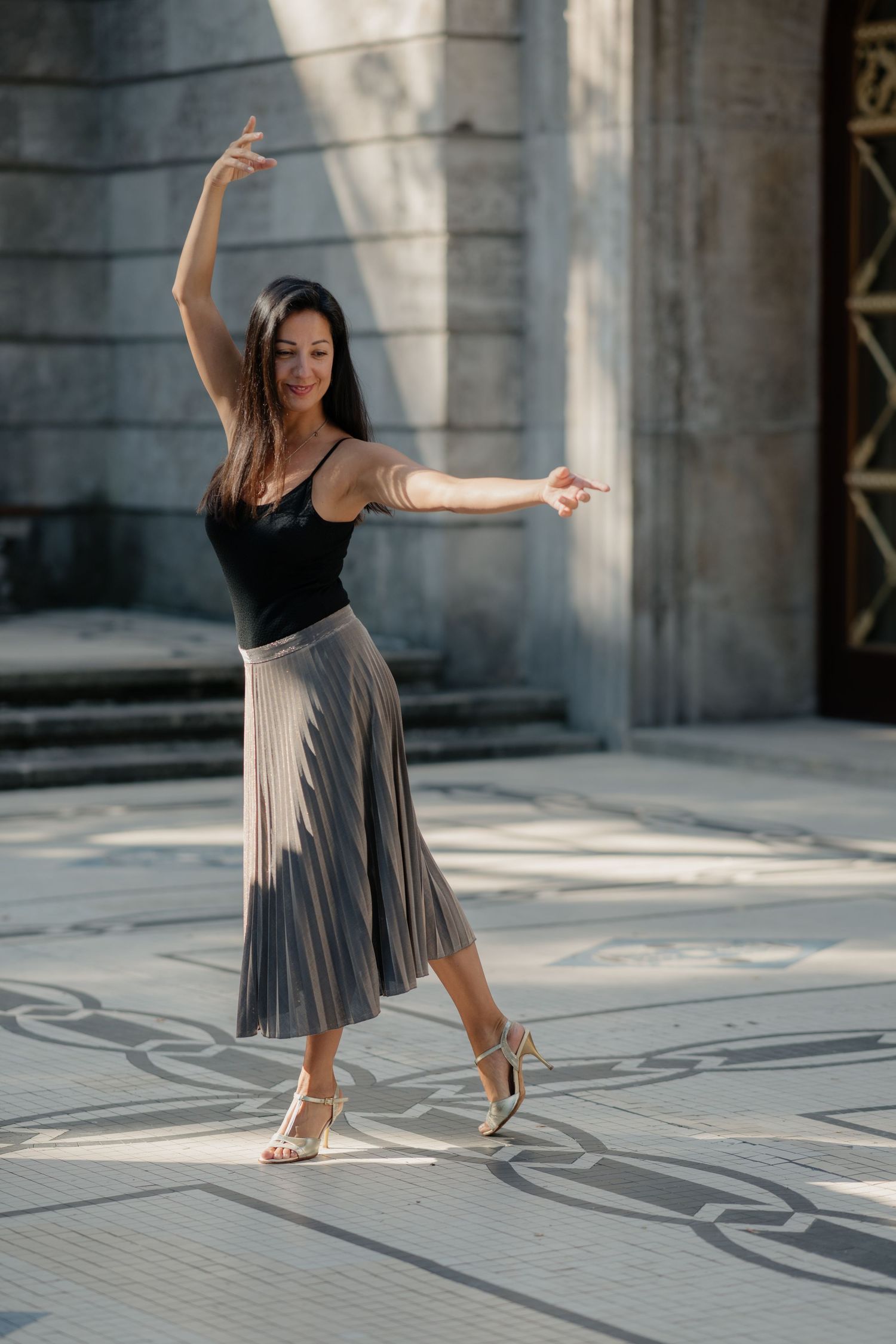 Portrait of a woman, outdoor photography session, Stuttgart