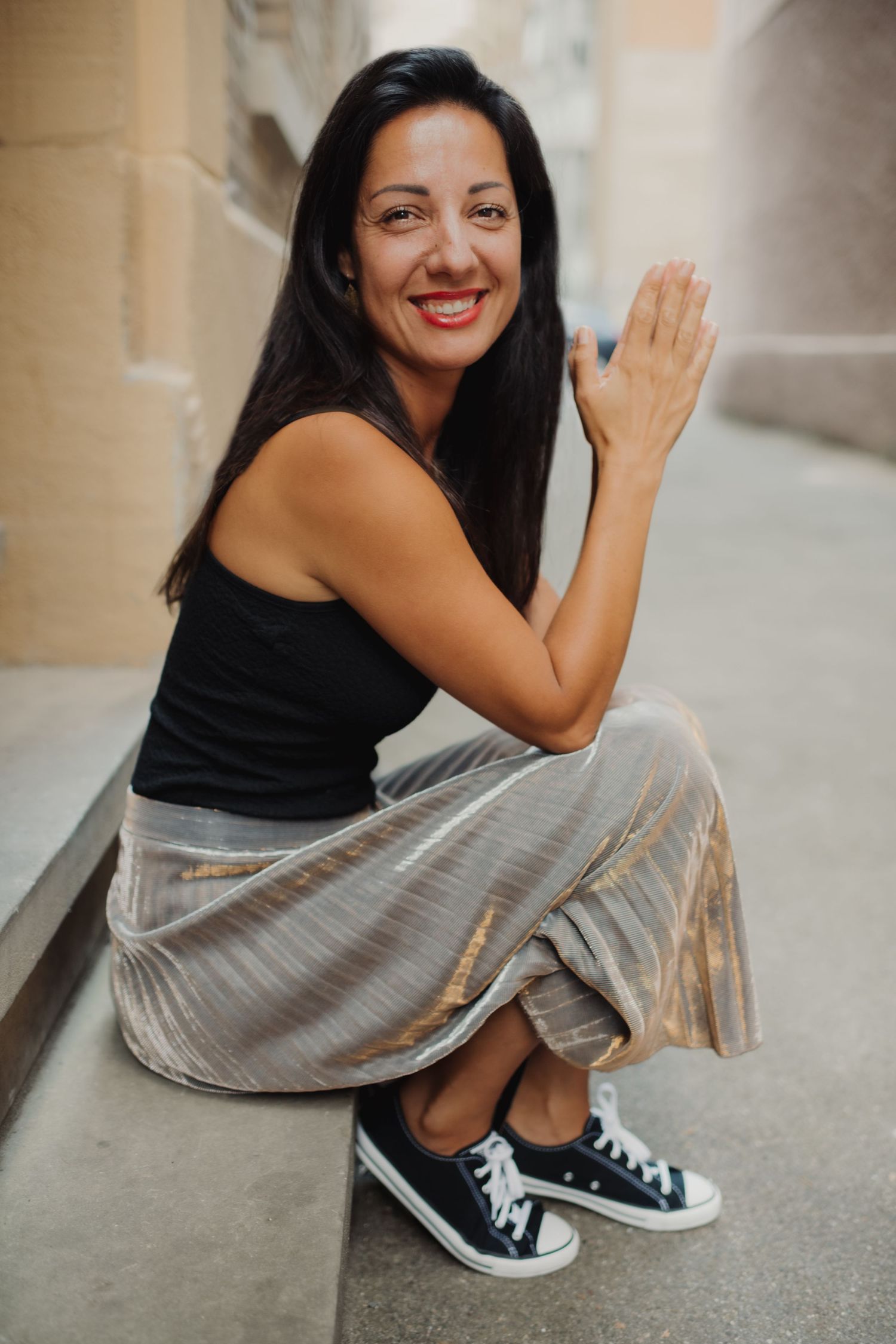 Portrait of a woman, outdoor photography session, Stuttgart