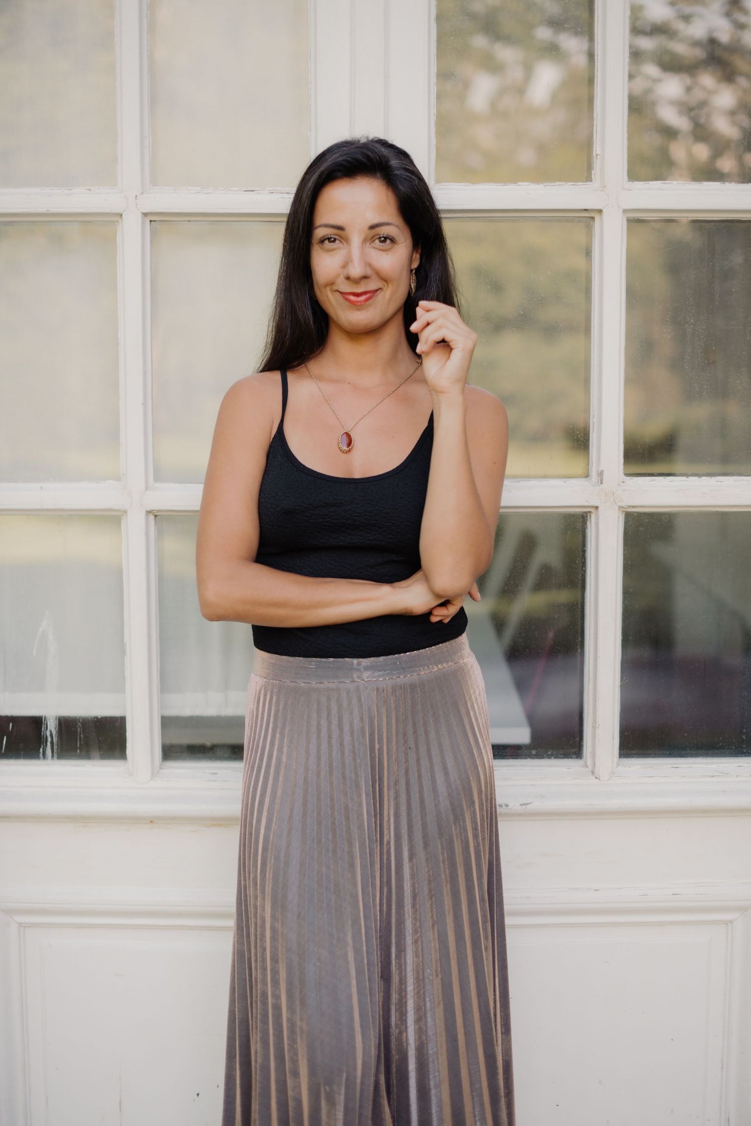 Portrait of a woman, outdoor photography session, Stuttgart