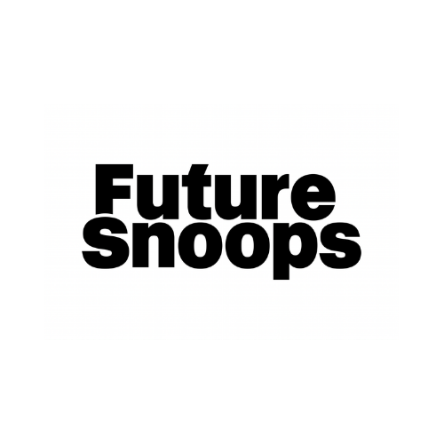 Future Snoops bold black text logo on a clean white background.