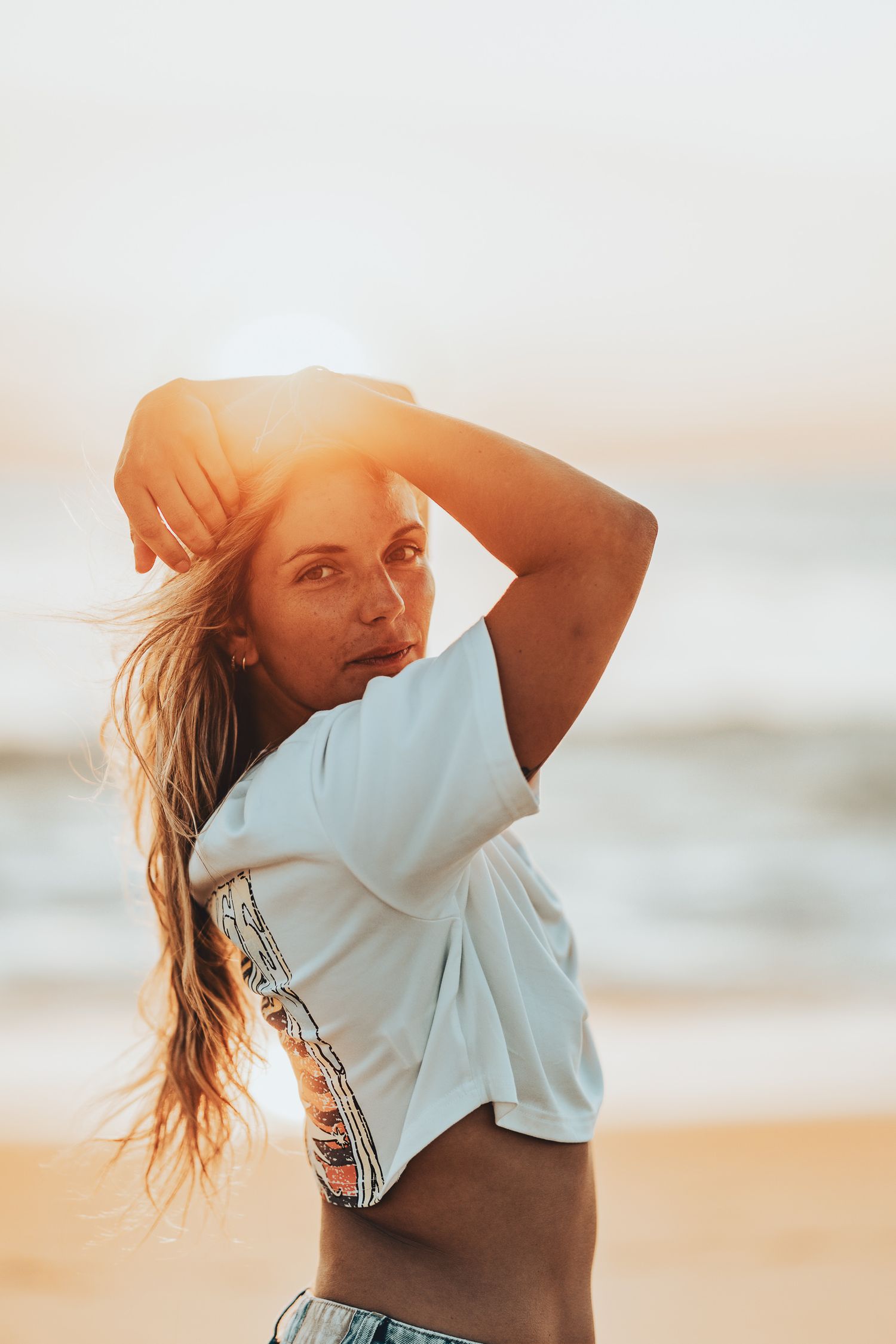 Portrait au Sunset