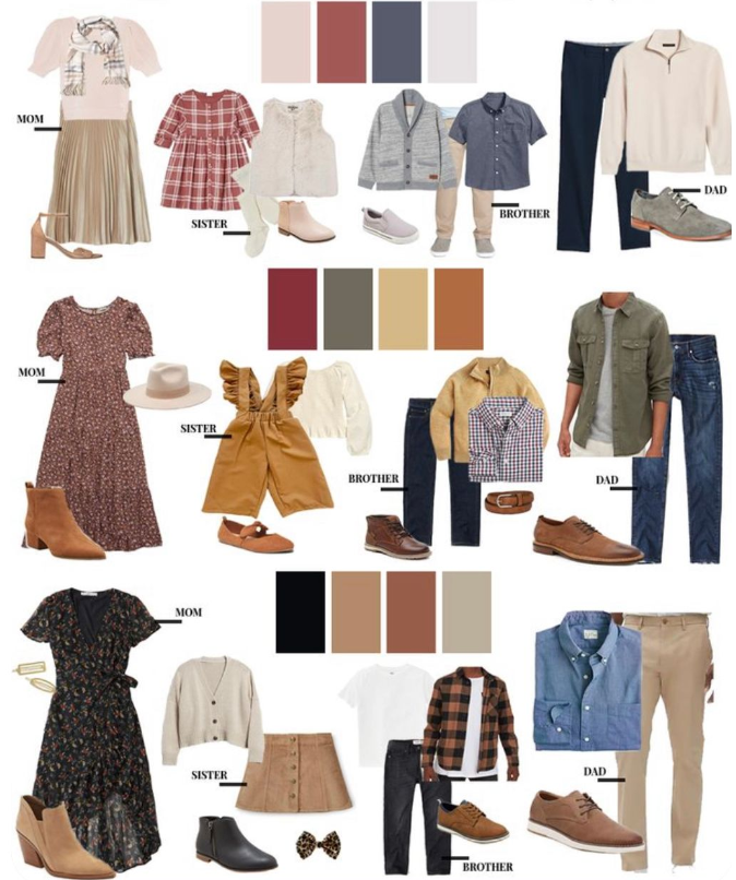 examples of good neutral outfits for pictures
