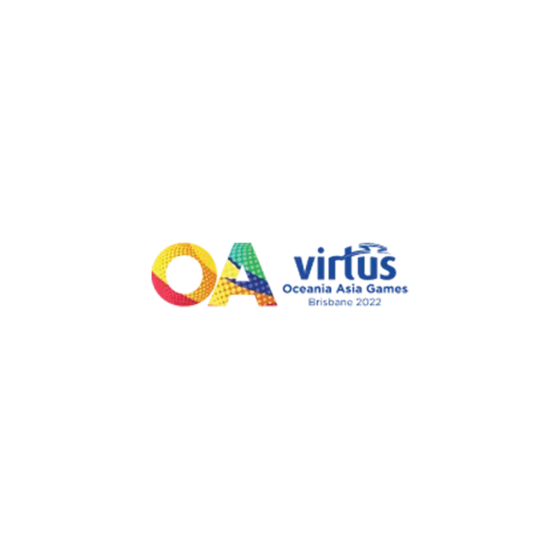 OA Virtus logo combining colorful geometric shapes with organization name.