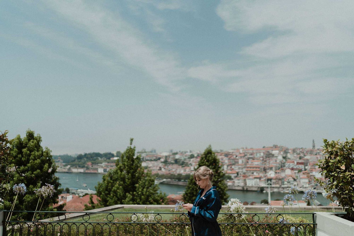 Wedding photography of British Hayley and Scottish Johny at The Yeatman, Portugal