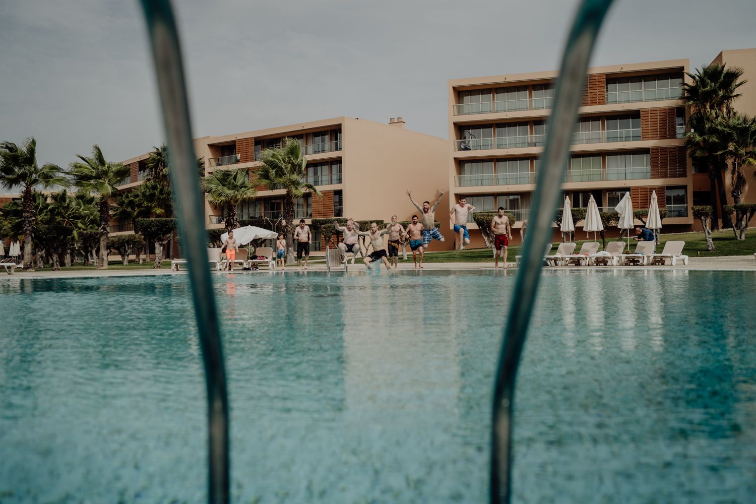 Algarve wedding photographer capturing cinematic moments at Vidamar Resort Portugal
