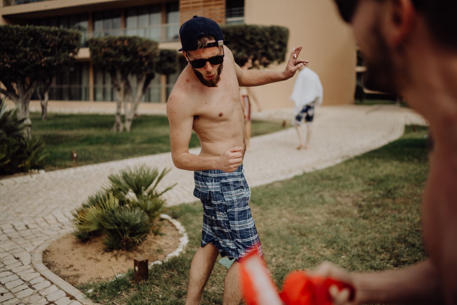 Algarve wedding photographer capturing cinematic moments at Vidamar Resort Portugal