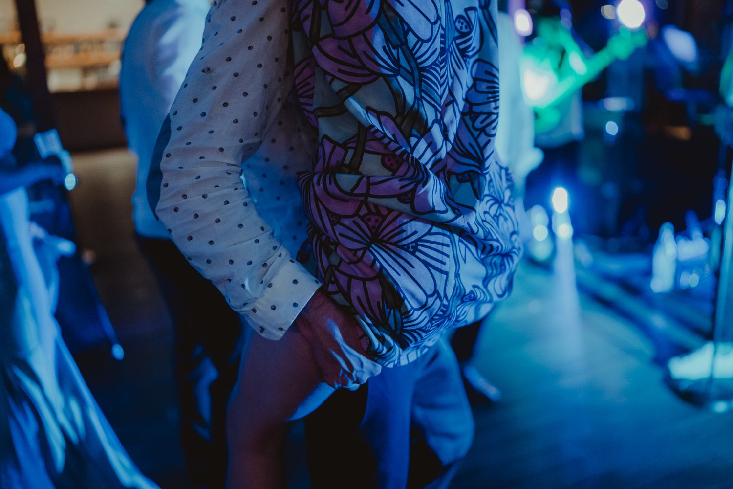 Algarve wedding photographer capturing fun and candid dance floor moments