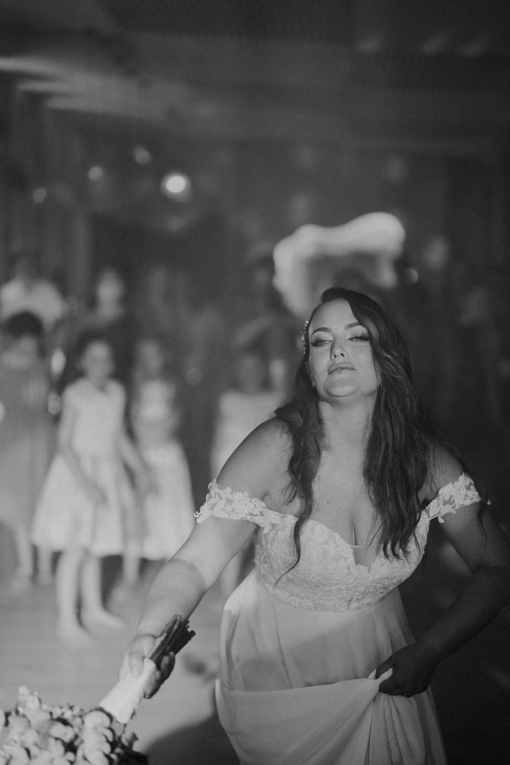 Celebration at Set Lounge, Portugal. Guests dancing and enjoying the high-energy vibes of the German-style wedding.