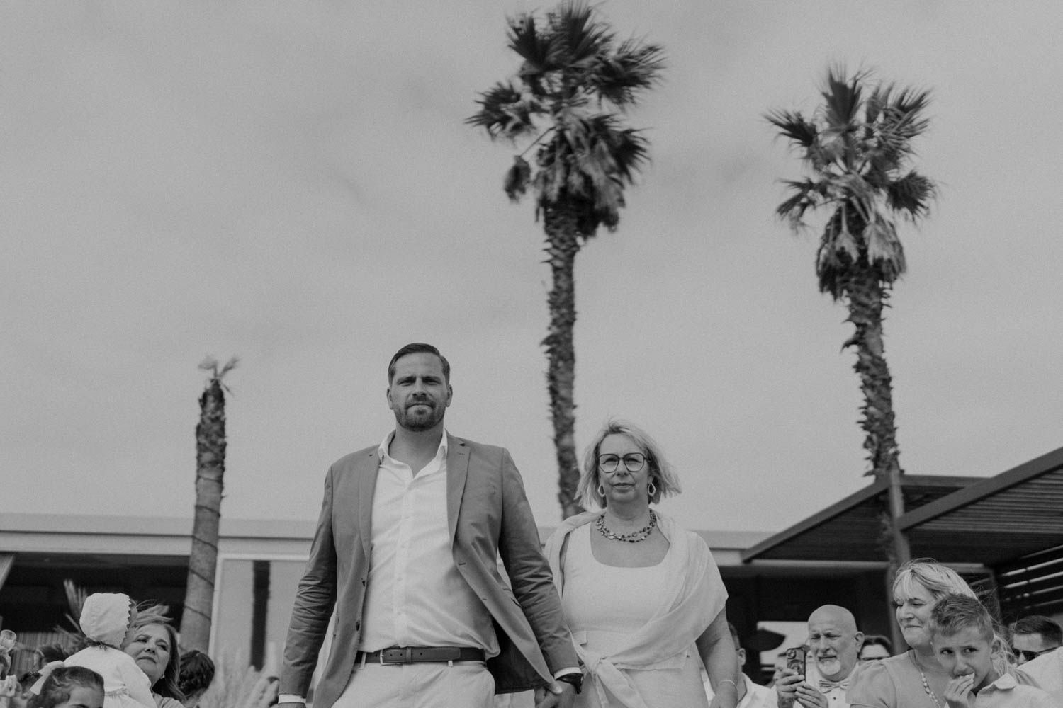 Civil wedding ceremony at Set Lounge, Portugal. Authentic and emotional moments captured during the German-style destination wedding.