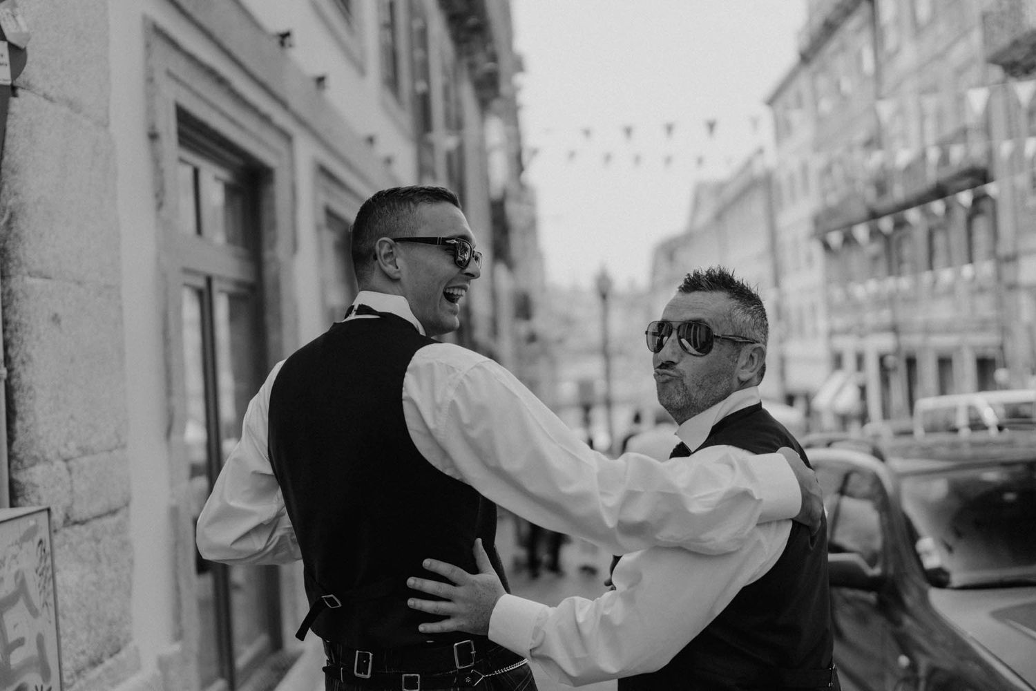 Wedding photography of British Hayley and Scottish Johny at The Yeatman, Portugal