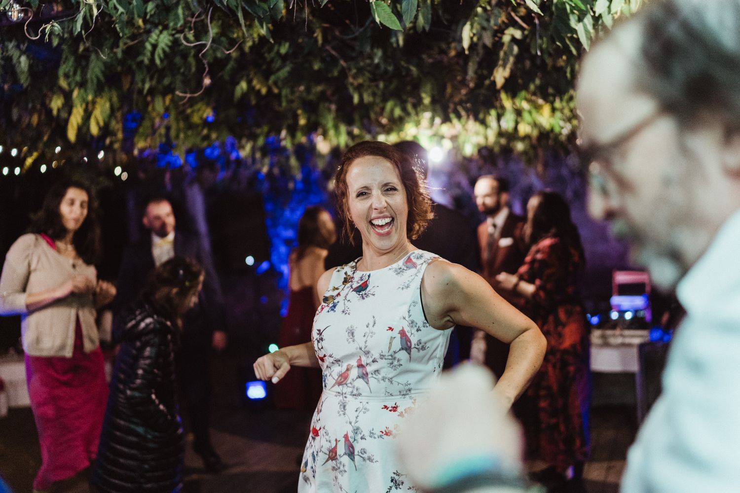 Emotional bride reaction during an intimate wedding celebration in Porto