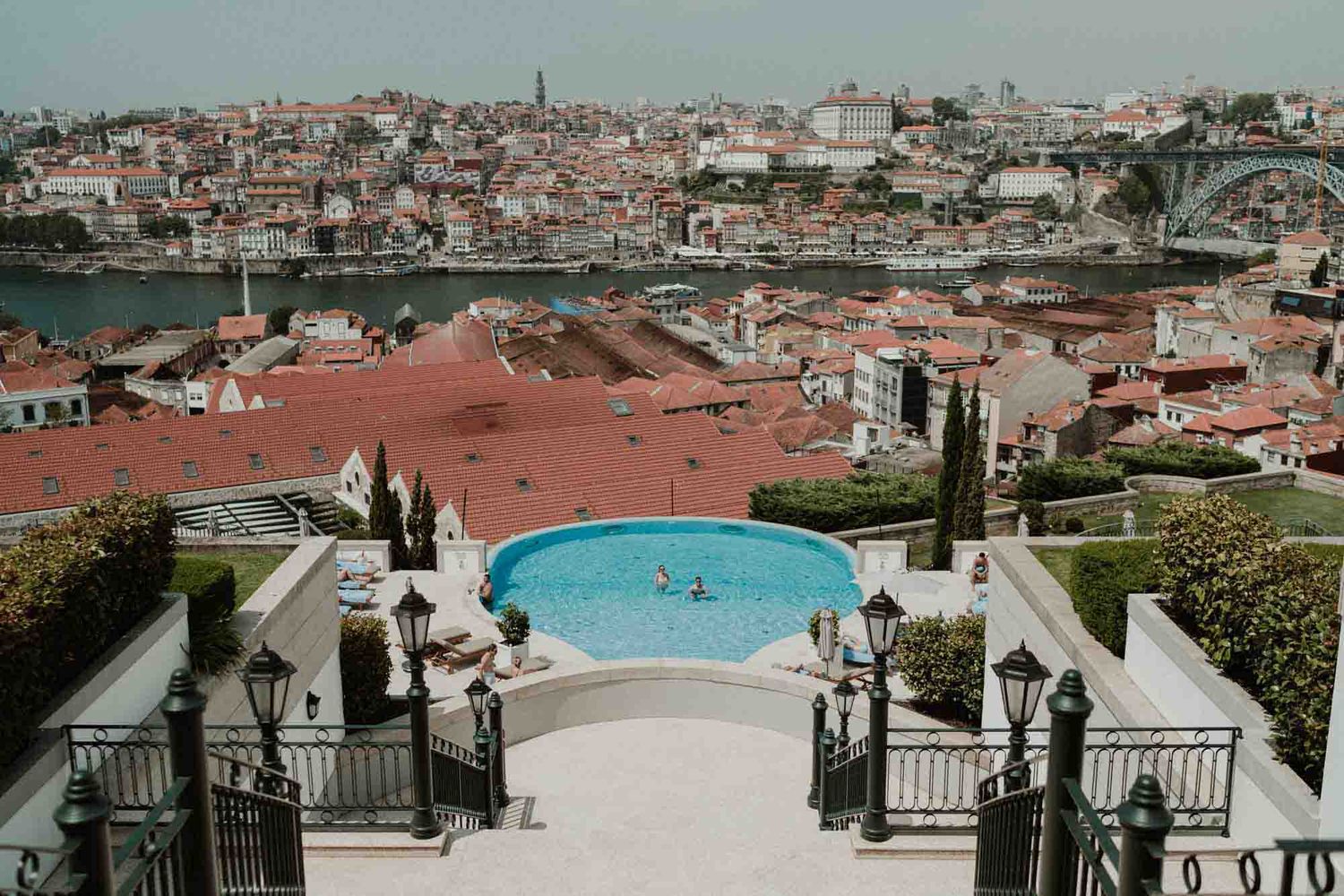 Wedding photography of British Hayley and Scottish Johny at The Yeatman, Portugal