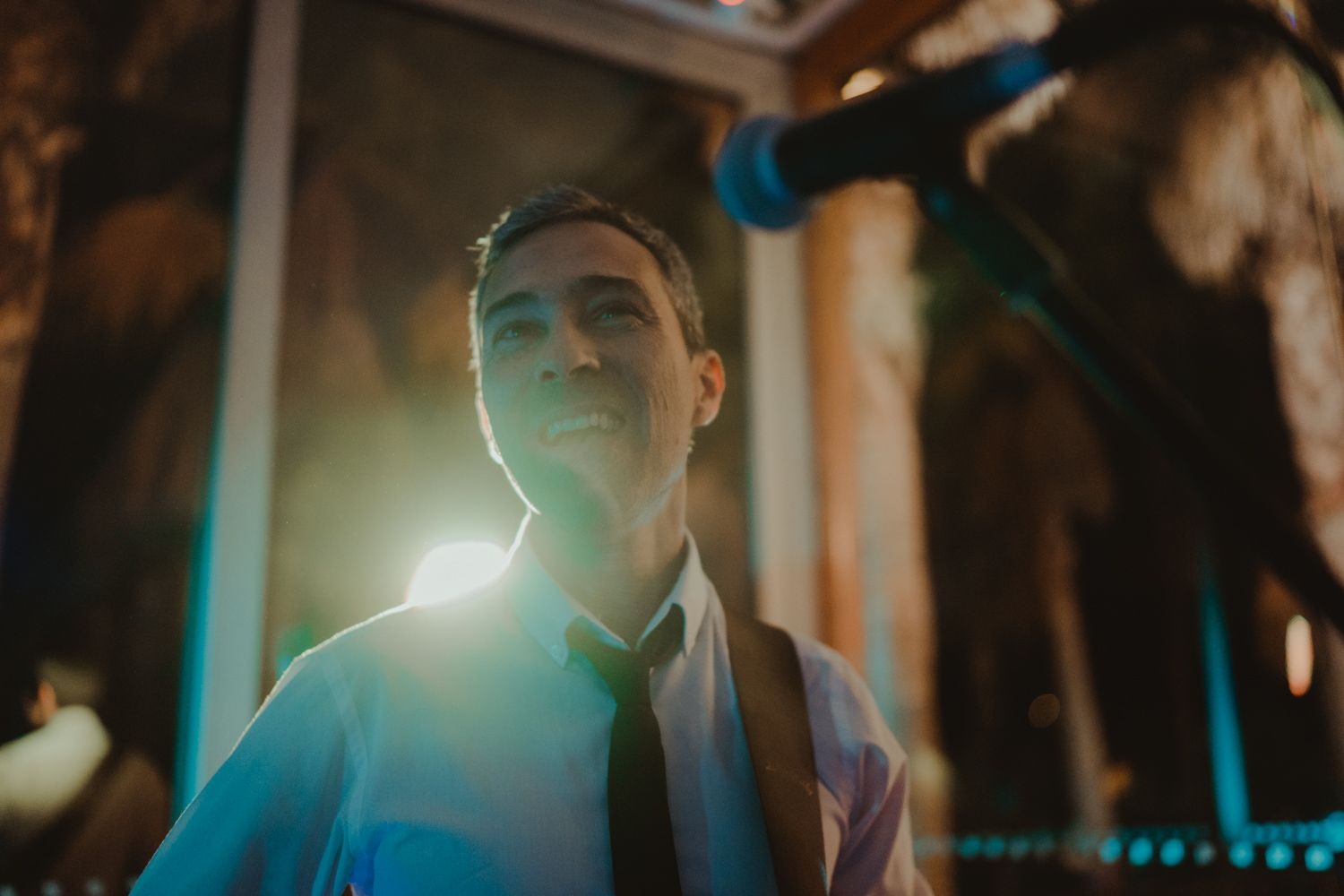 Algarve wedding photographer capturing fun and candid dance floor moments