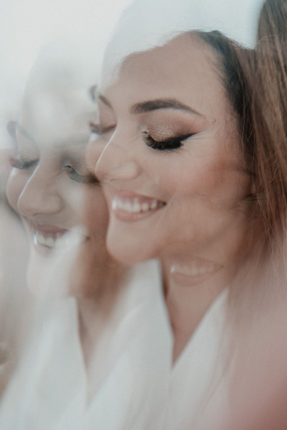 German bride getting ready at Set Lounge, Portugal. Laid-back and intimate moments captured with cinematic photography.