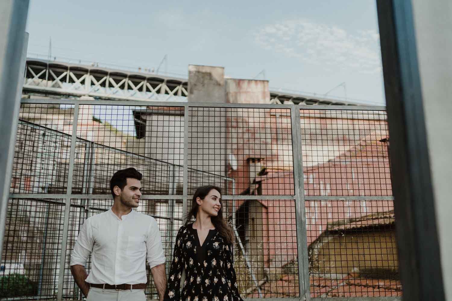 Couple session in Porto captured by destination wedding photographer
