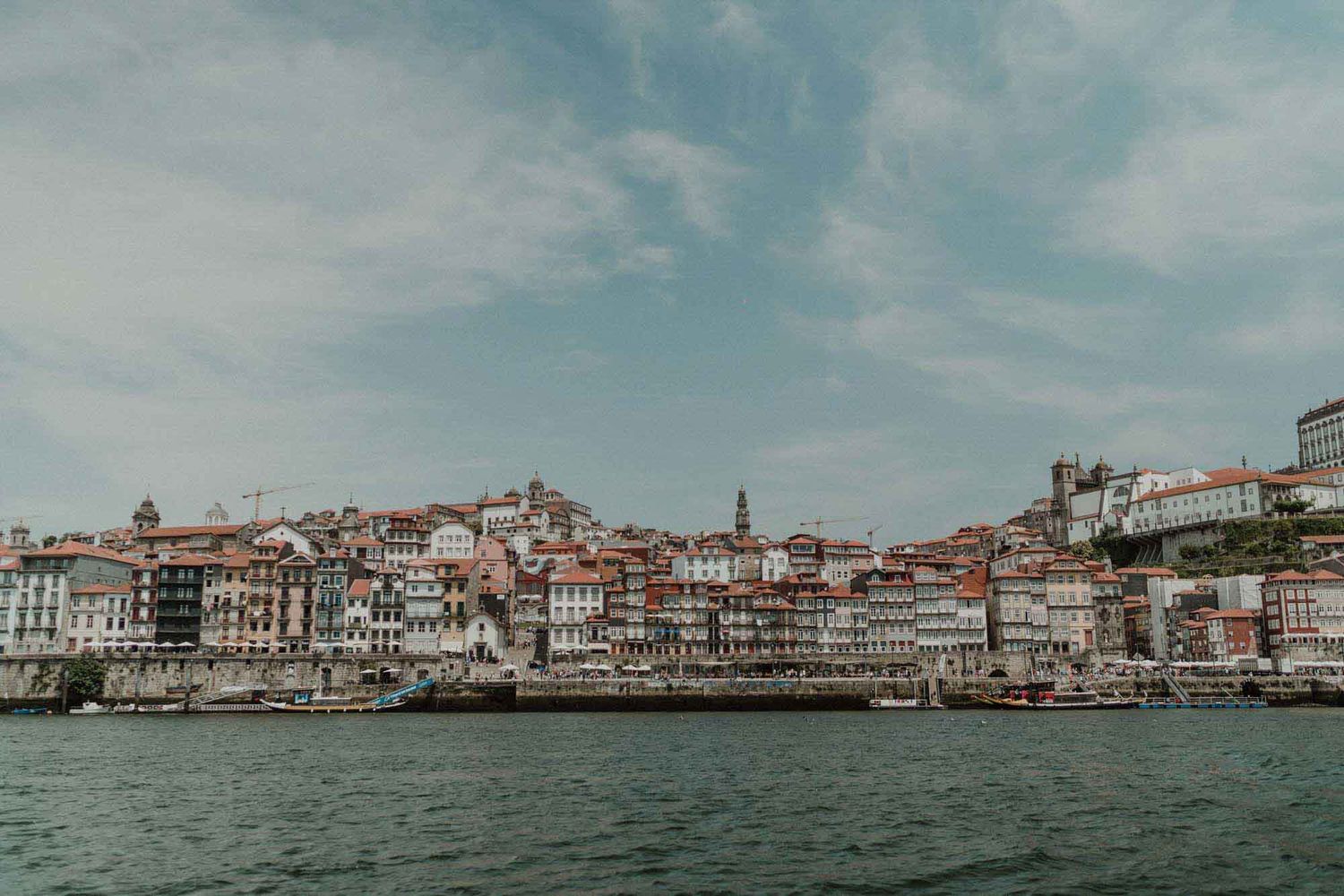 View of historic Porto's colorful riverside along Douro River 
Wedding photography of British Hayley and Scottish Johny at The Yeatman