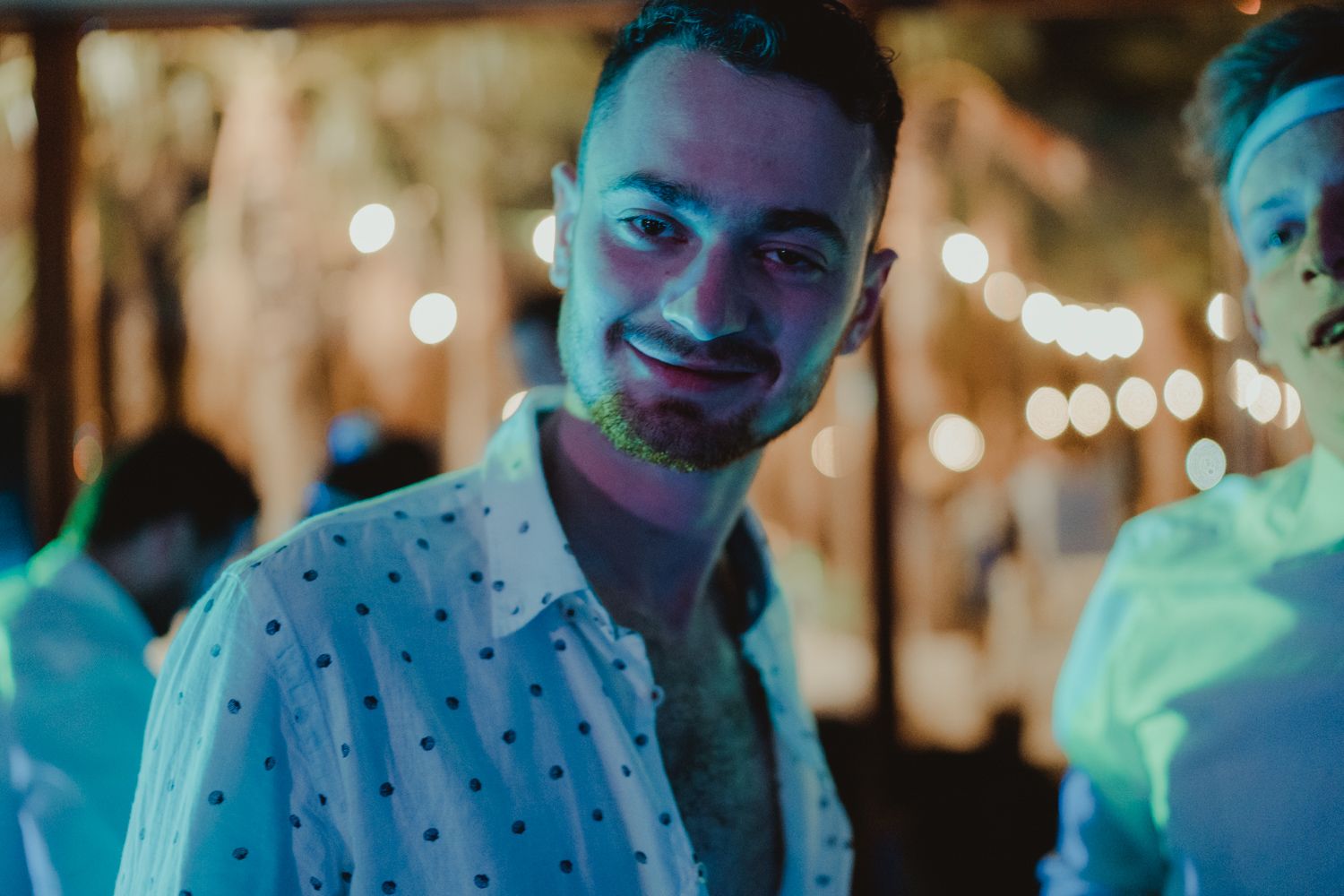 Algarve wedding photographer capturing fun and candid dance floor moments