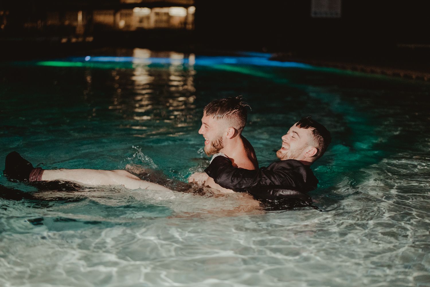 Algarve wedding photographer capturing fun and candid dance floor moments