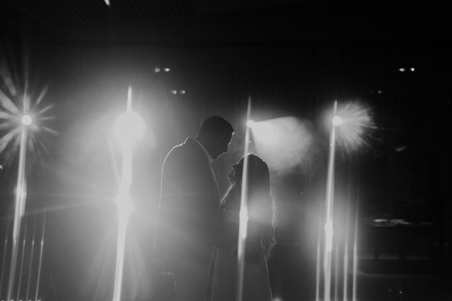 First dance at Set Lounge, Portugal. A tender, emotional moment between the bride and groom.