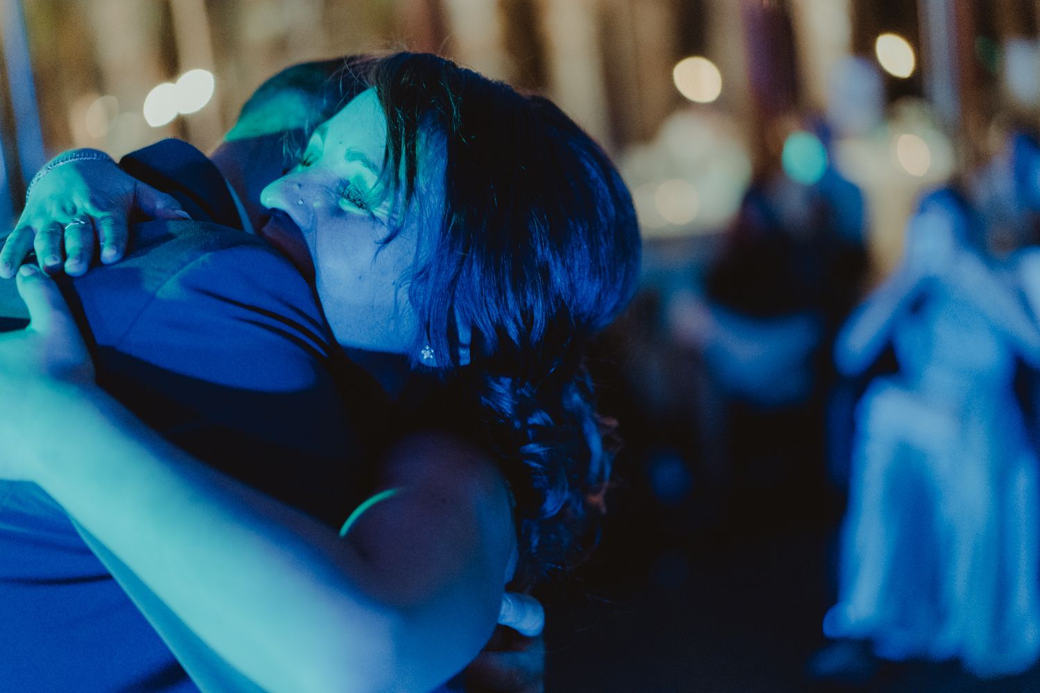 Algarve wedding photographer capturing emotional first dance moment at Vidamar Resort