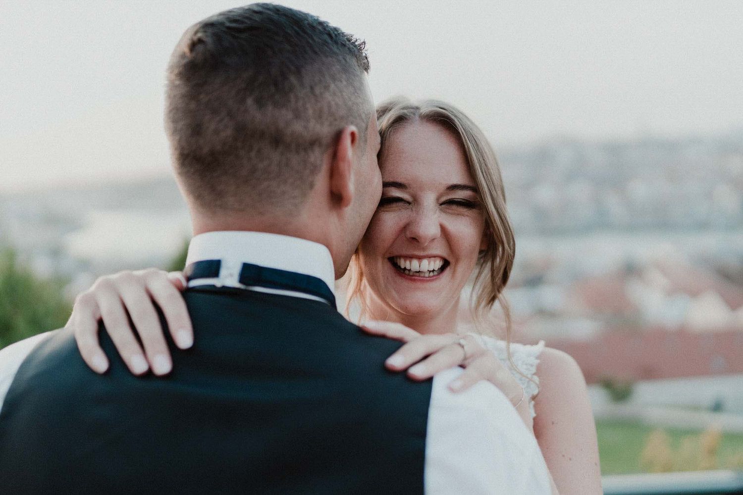 Wedding photography of British Hayley and Scottish Johny at The Yeatman, Portugal