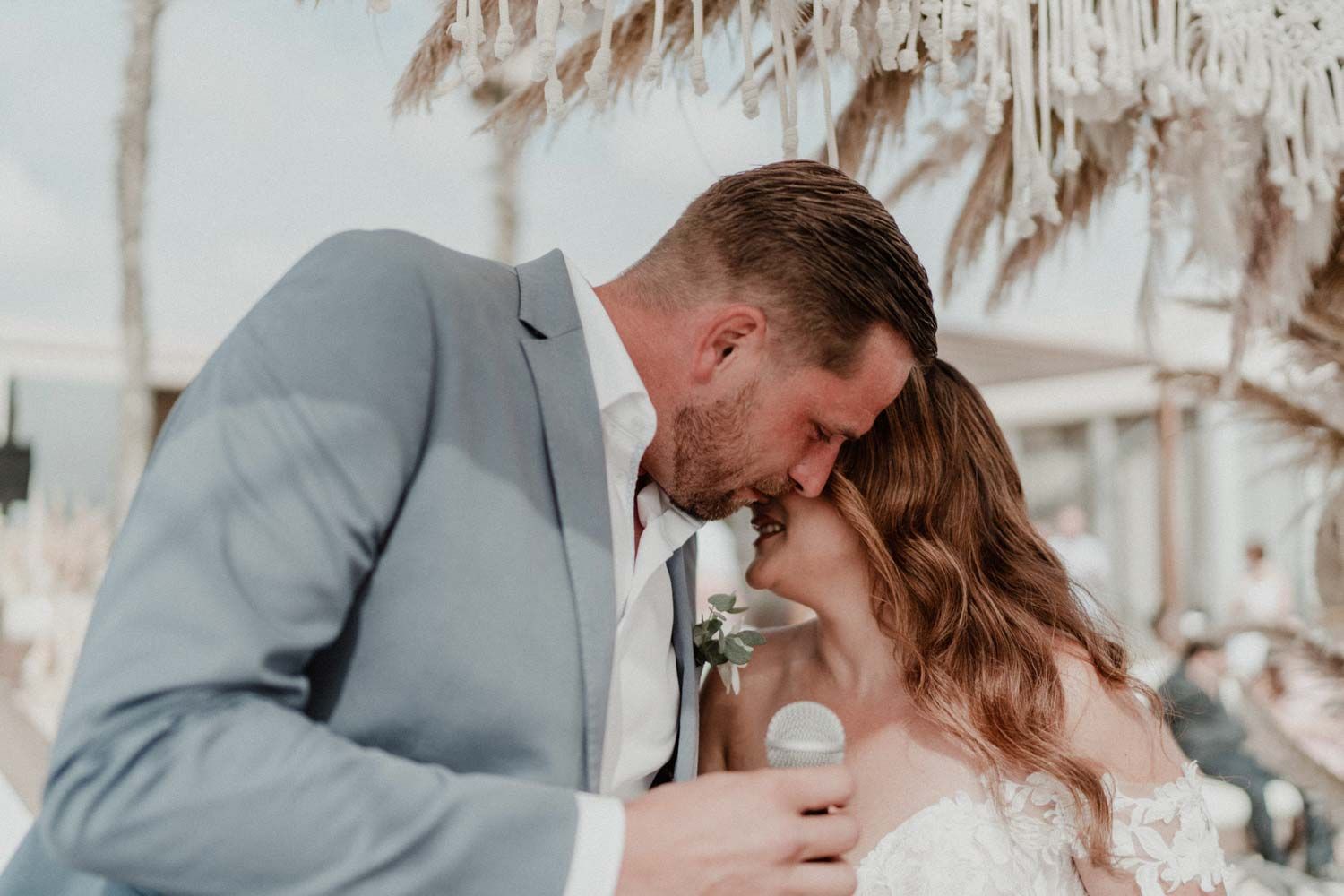 Tearful moments during the German-style destination wedding at Set Lounge, Portugal. Real emotions in photography and video.