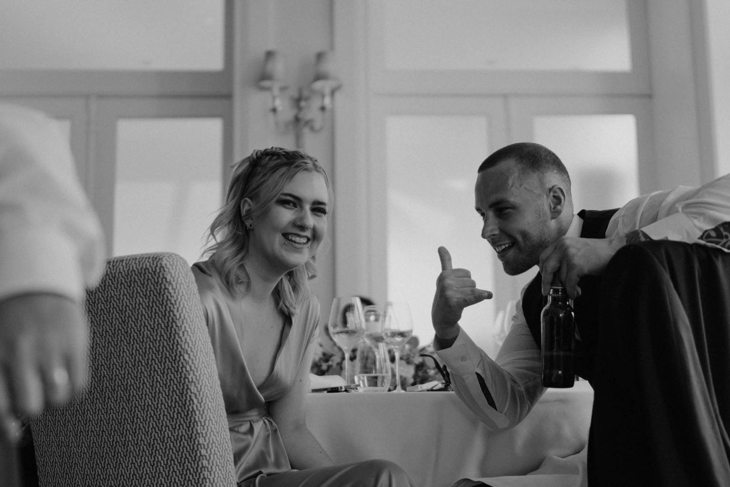 Wedding photography of British Hayley and Scottish Johny at The Yeatman, Portugal