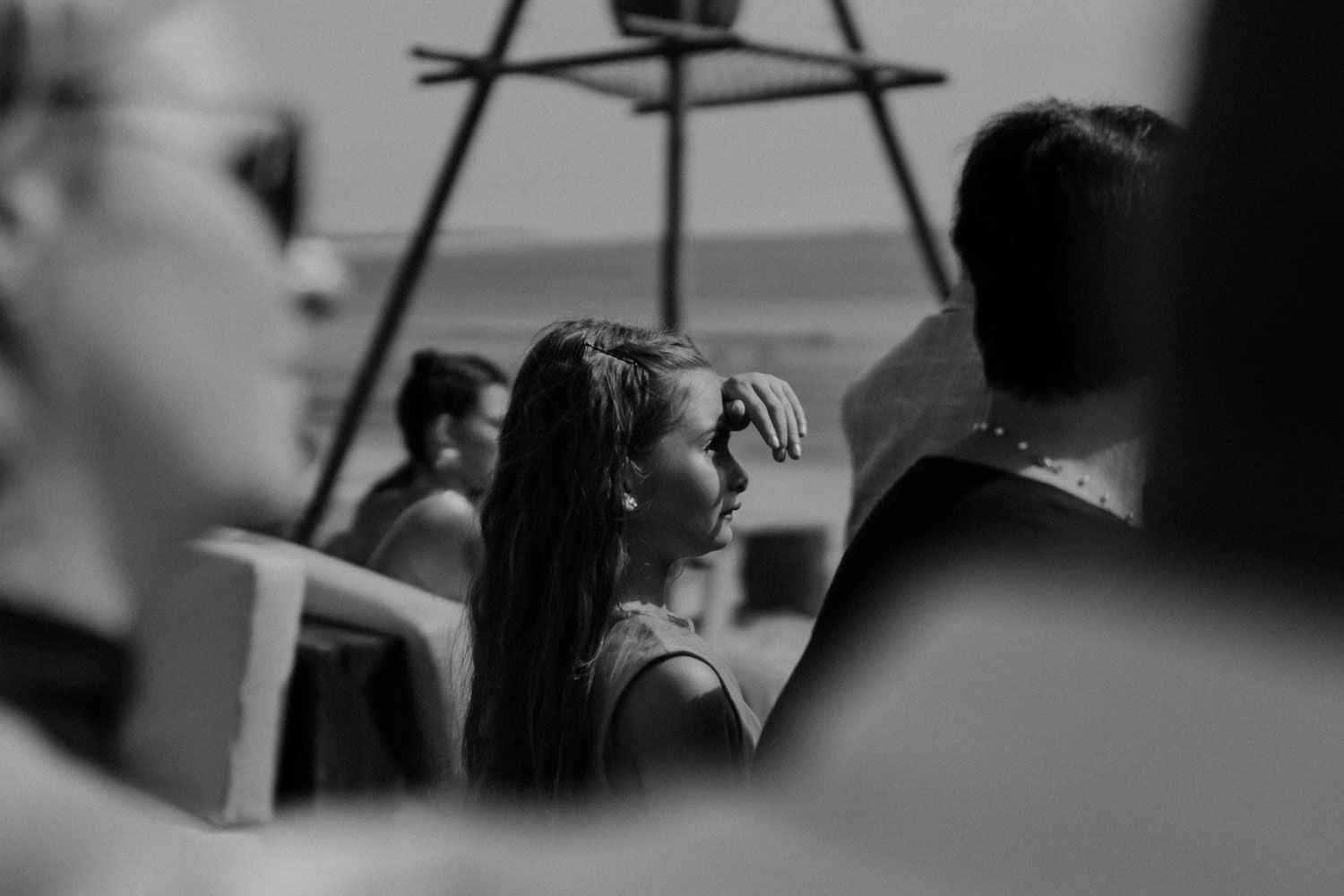 Civil wedding ceremony at Set Lounge, Portugal. Authentic and emotional moments captured during the German-style destination wedding.