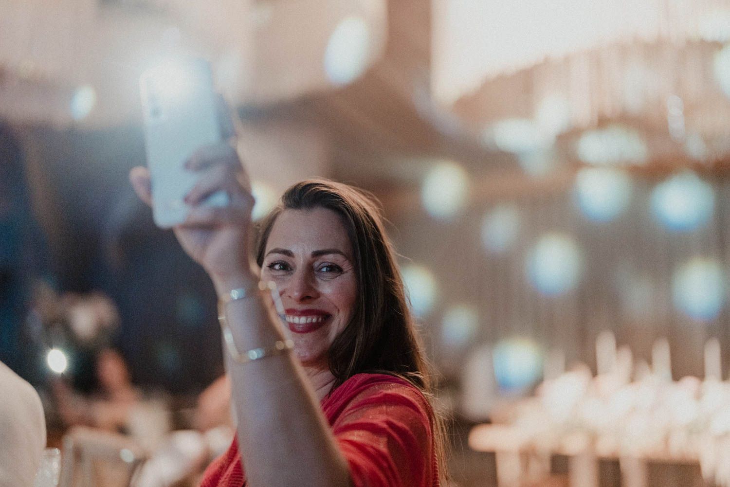 Guest portraits from a German-style wedding at Set Lounge, Portugal. Capturing real smiles and emotions at this intimate celebration.