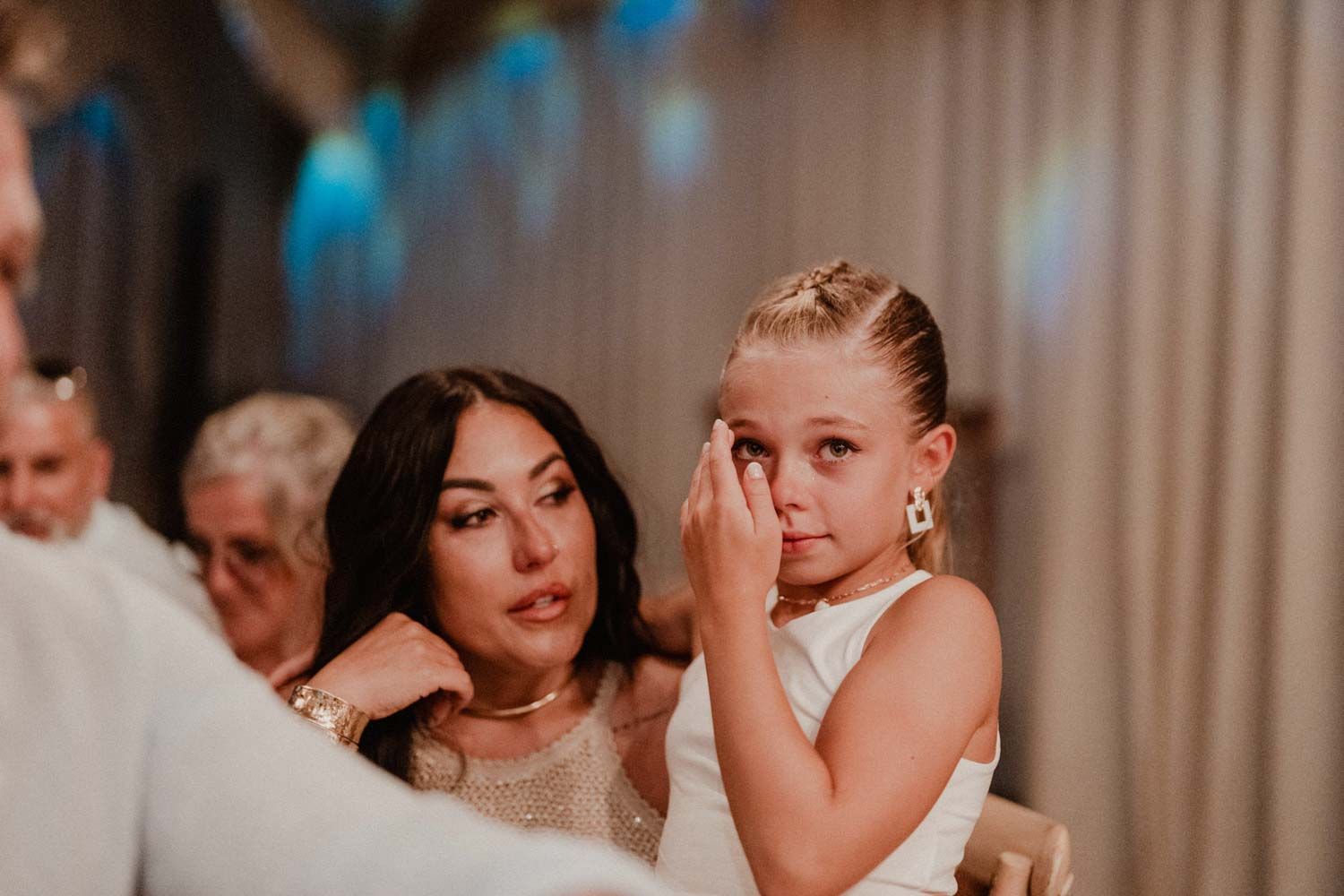 Guest portraits from a German-style wedding at Set Lounge, Portugal. Capturing real smiles and emotions at this intimate celebration.