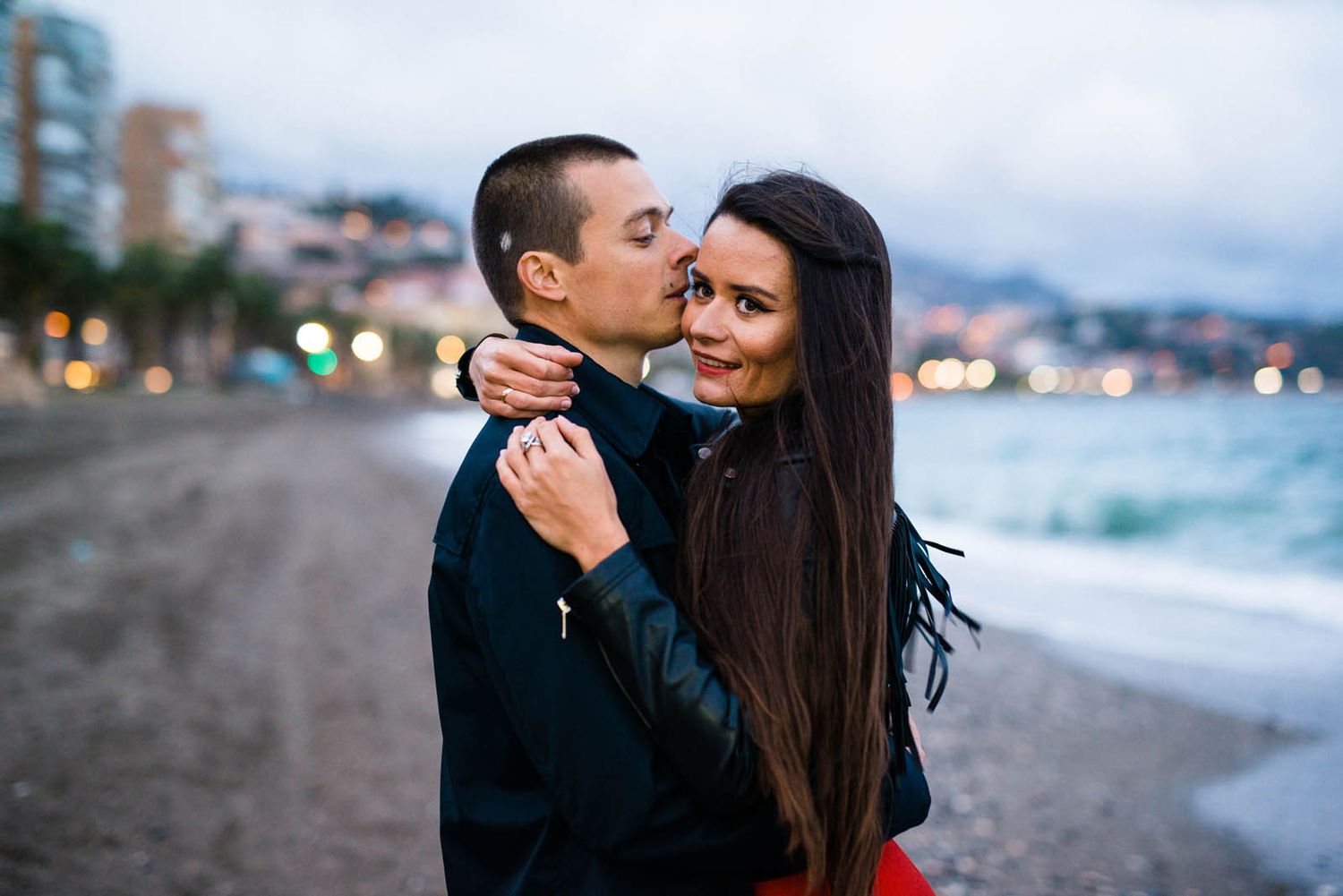 Relaxed couple portraits by a Nottingham wedding photographer