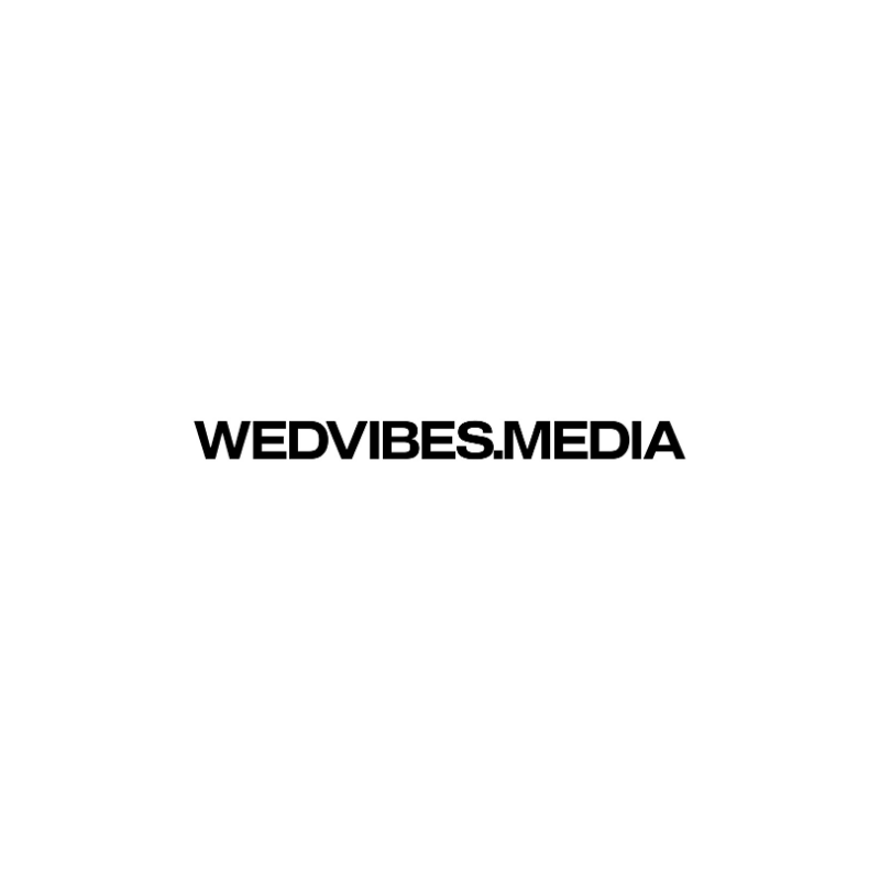 WEDVIBES.MEDIA logo displayed in bold black text on a clean white background.