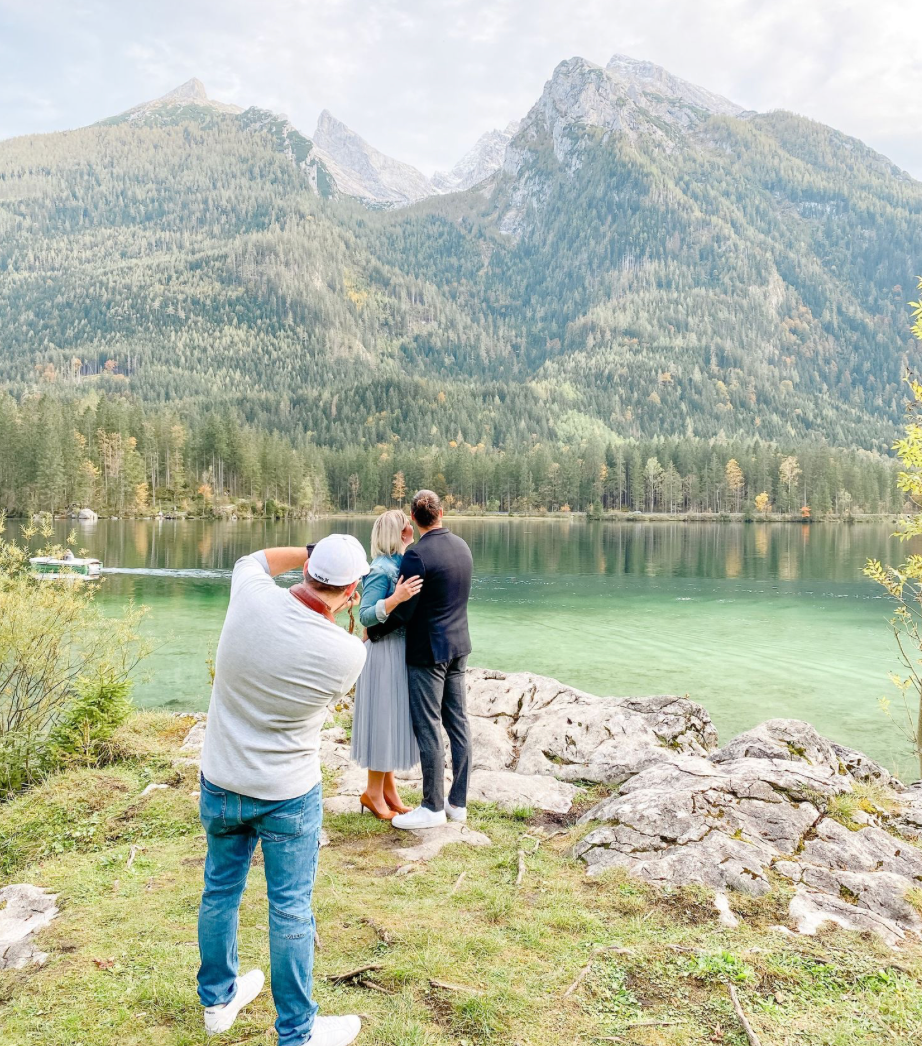 Verlobungsshooting am traumhaften Hintersee, Berchtesgaden