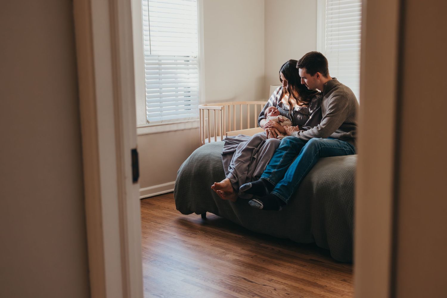 Wichita newborn photographer in-home session