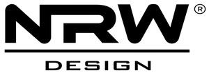 NRW Design minimalist black and white corporate logo.