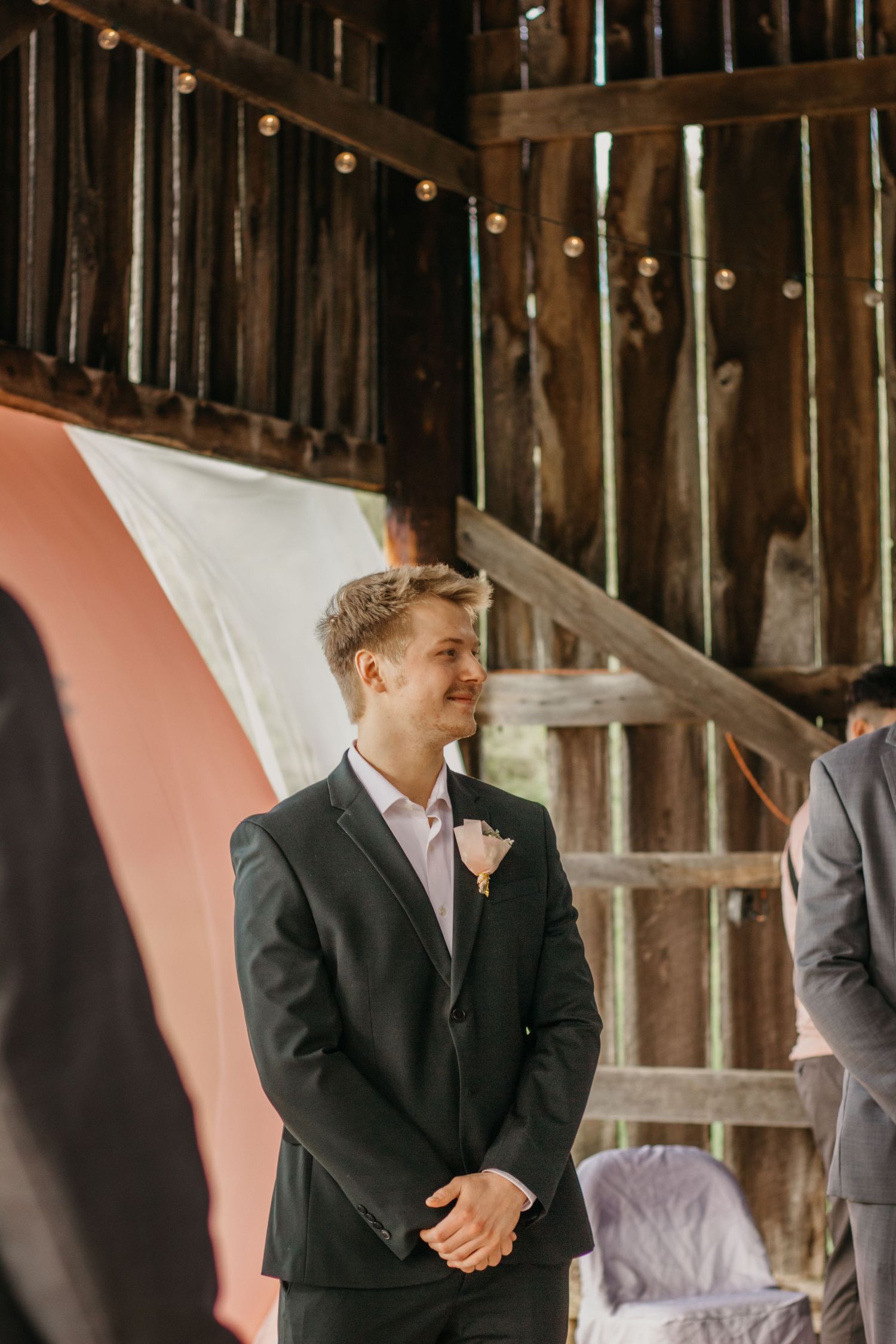 Wedding ceremony, groom