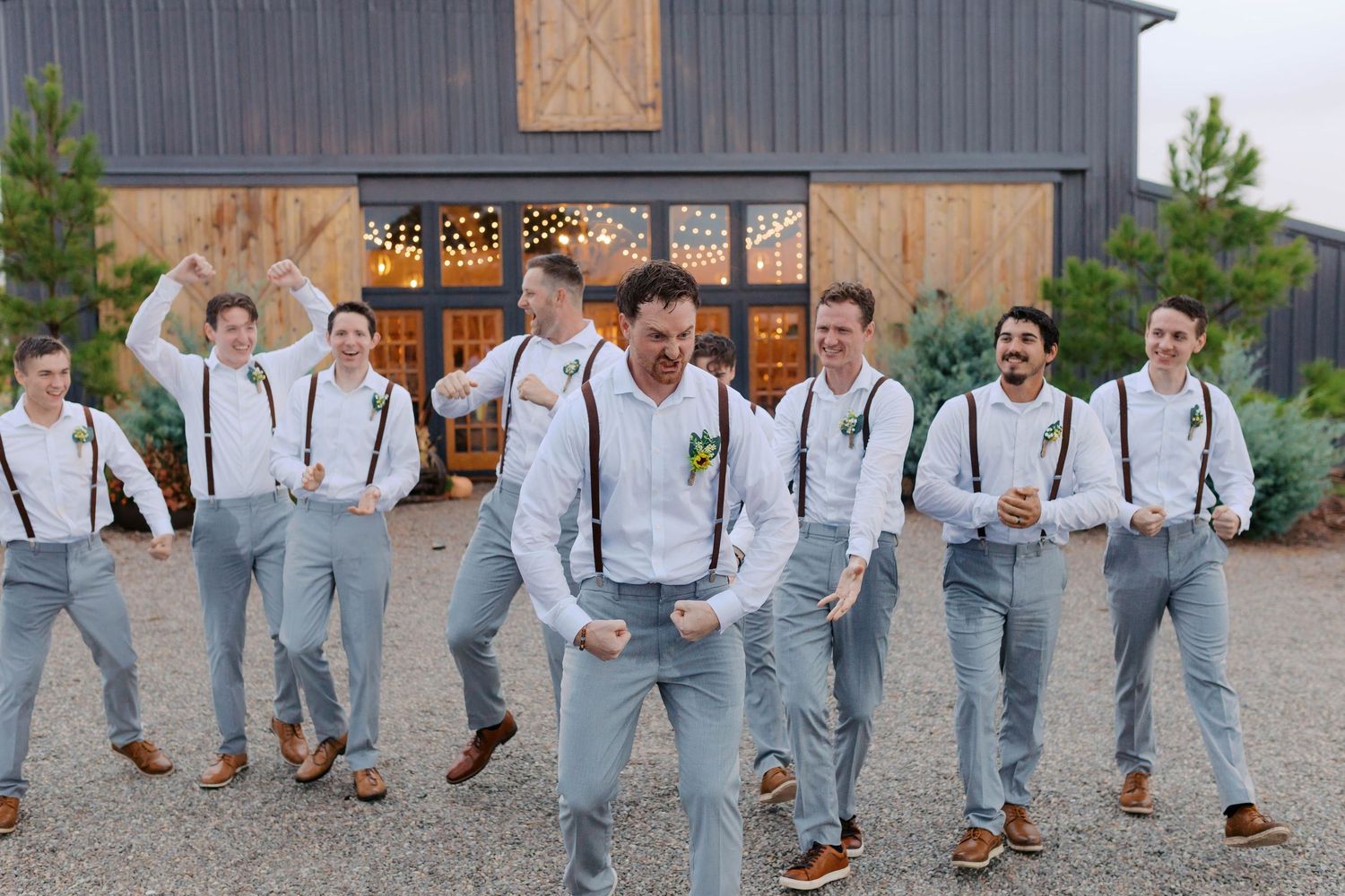 Groomsmen. Oklahoma wedding photographer, photographed by Julie Lawson Photography.