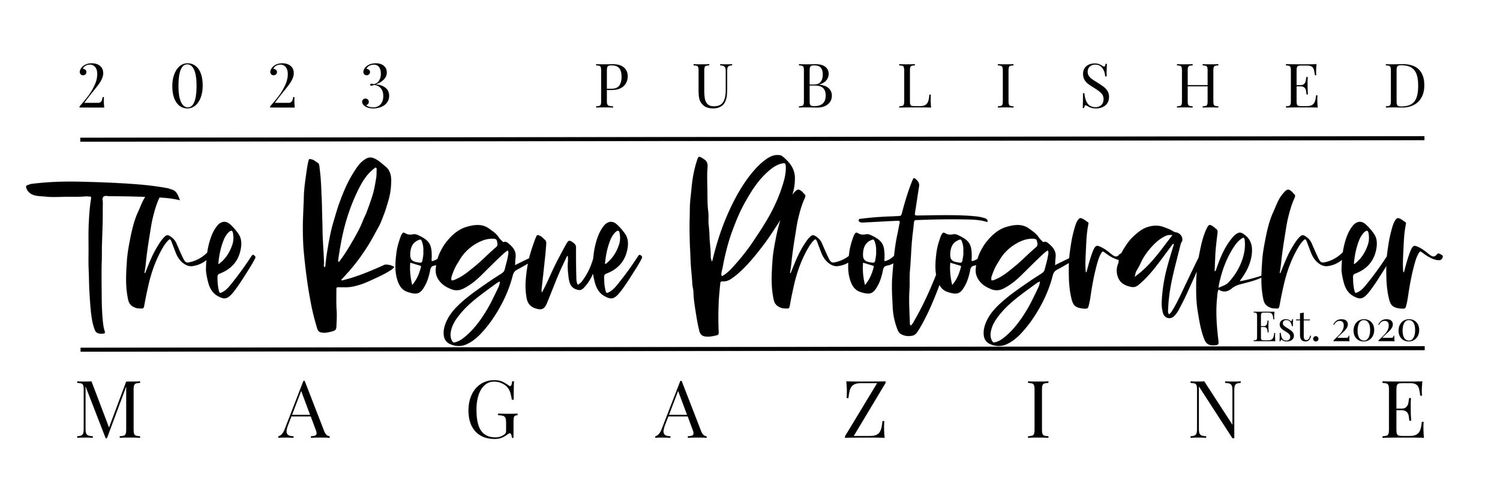 The Rogue Photographer Magazine 2023 published feature logo badge established 2020.
