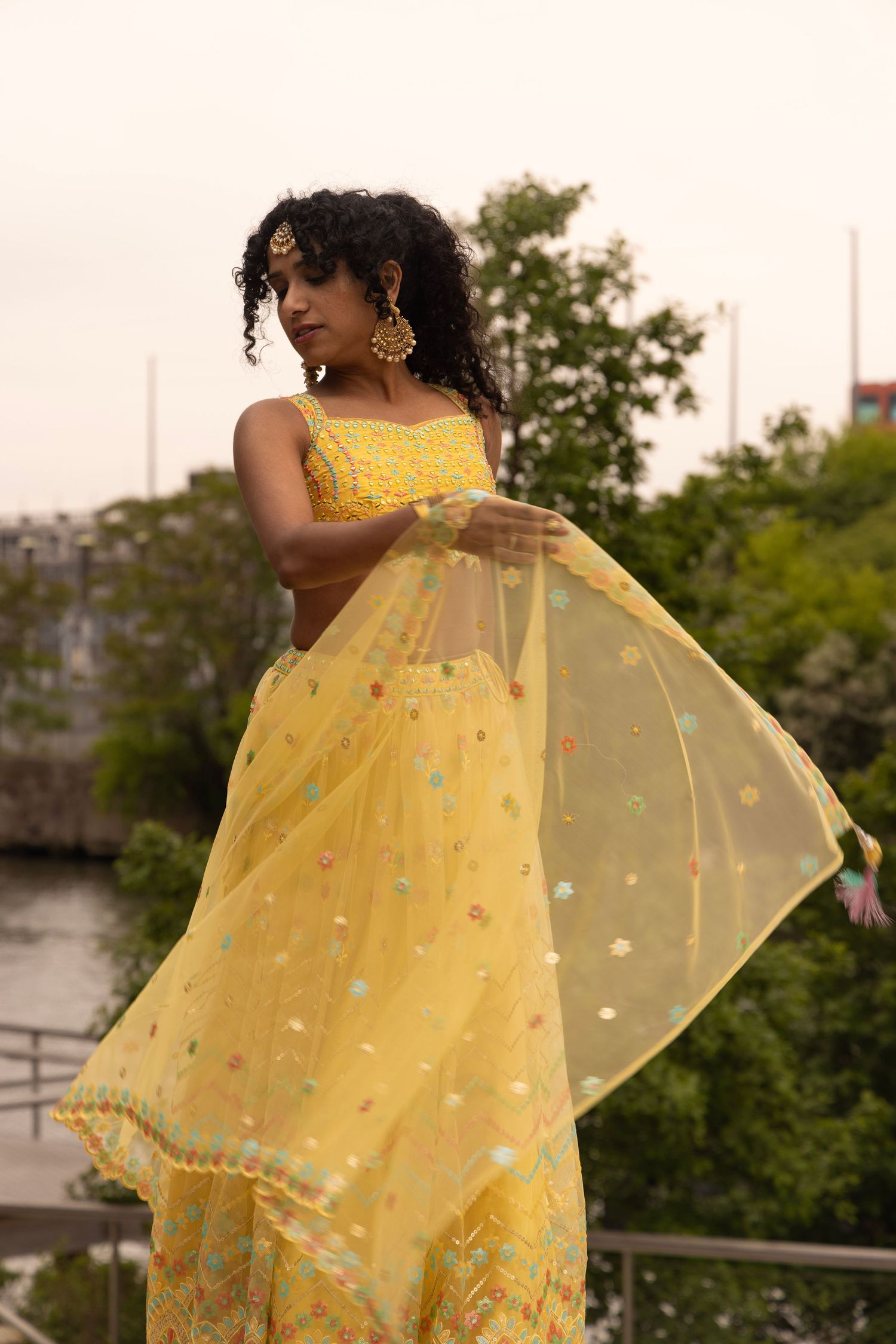 Portrait of Model in Chicago.