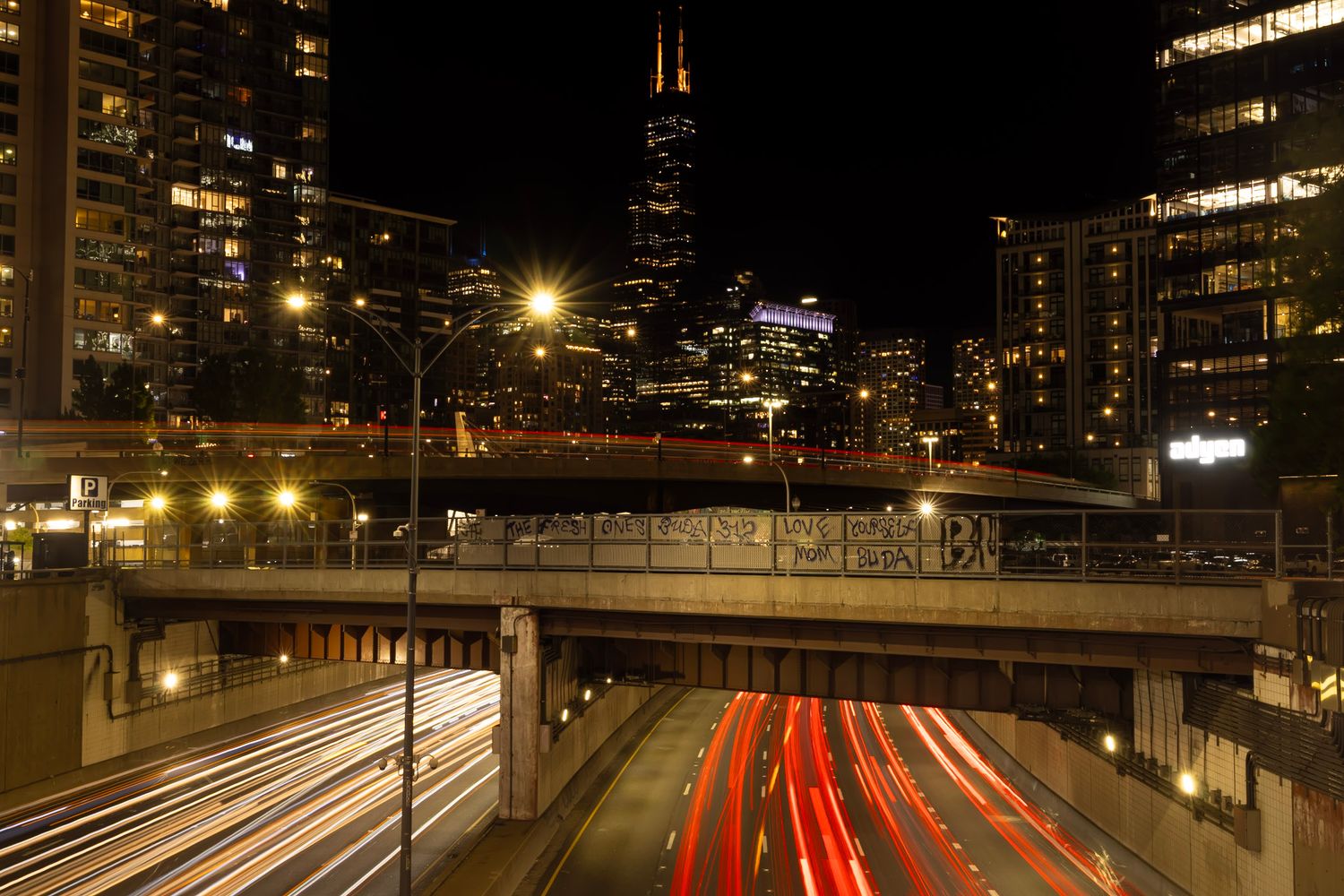 Long Exposure Photography in Chicago. Night Photography.